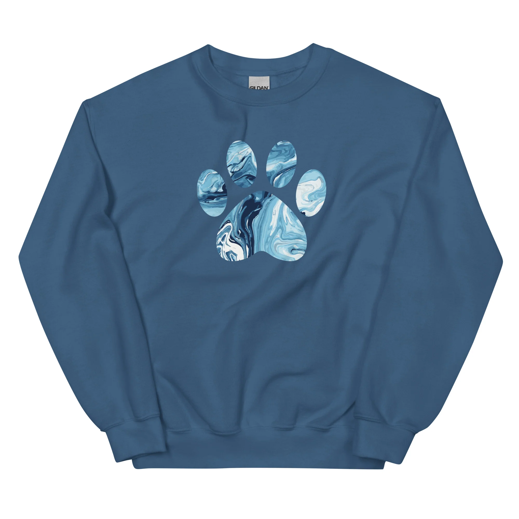 Marbled Paw Crewneck Sweatshirt - Image 7