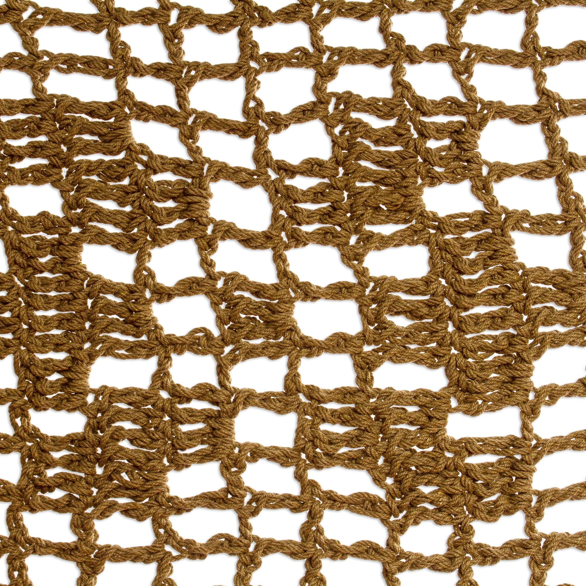 Maya Memories in Olive Macrame-Accented Cotton Hammock (Triple) - Image 5
