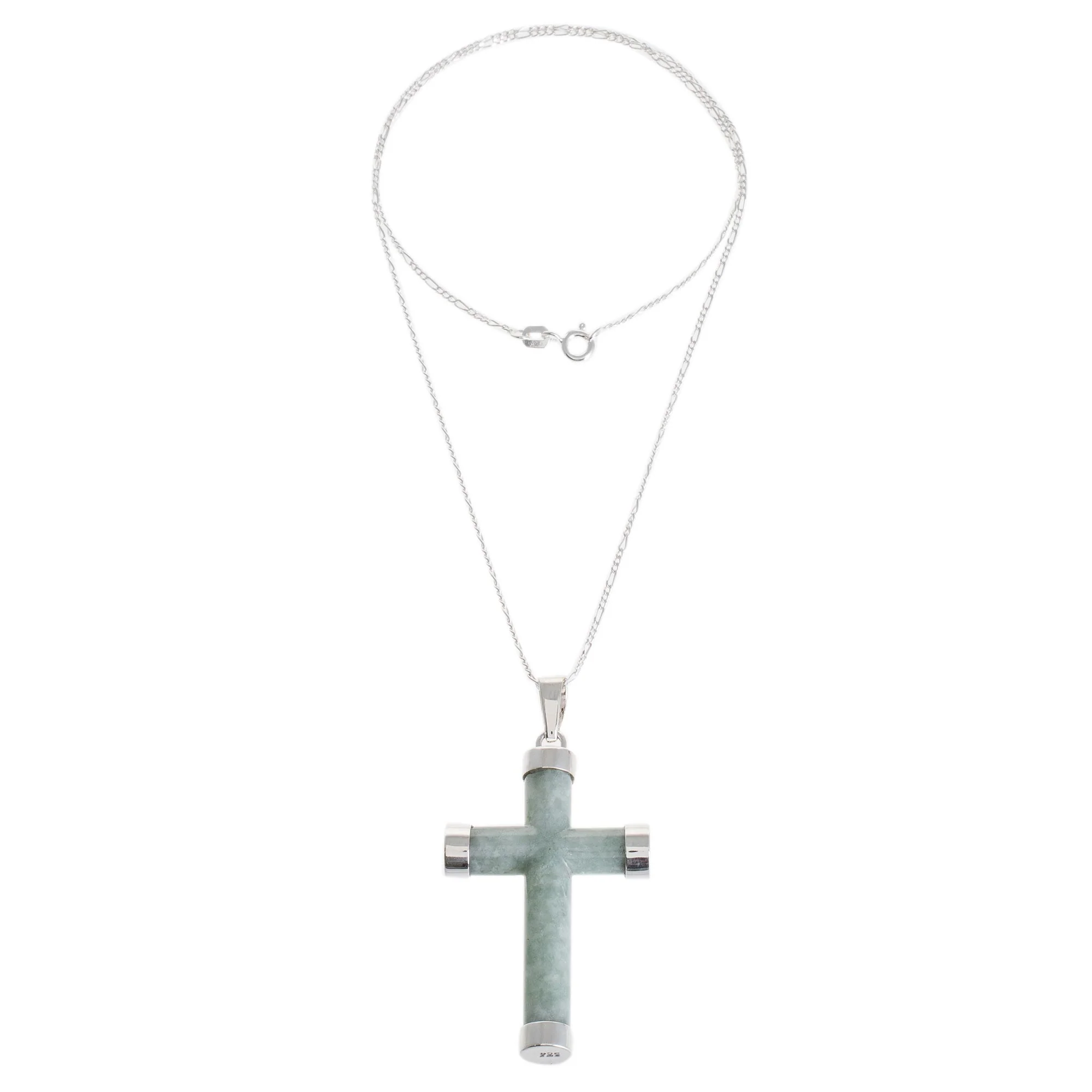 Mayan Cross Sterling Silver Necklace - Image 3