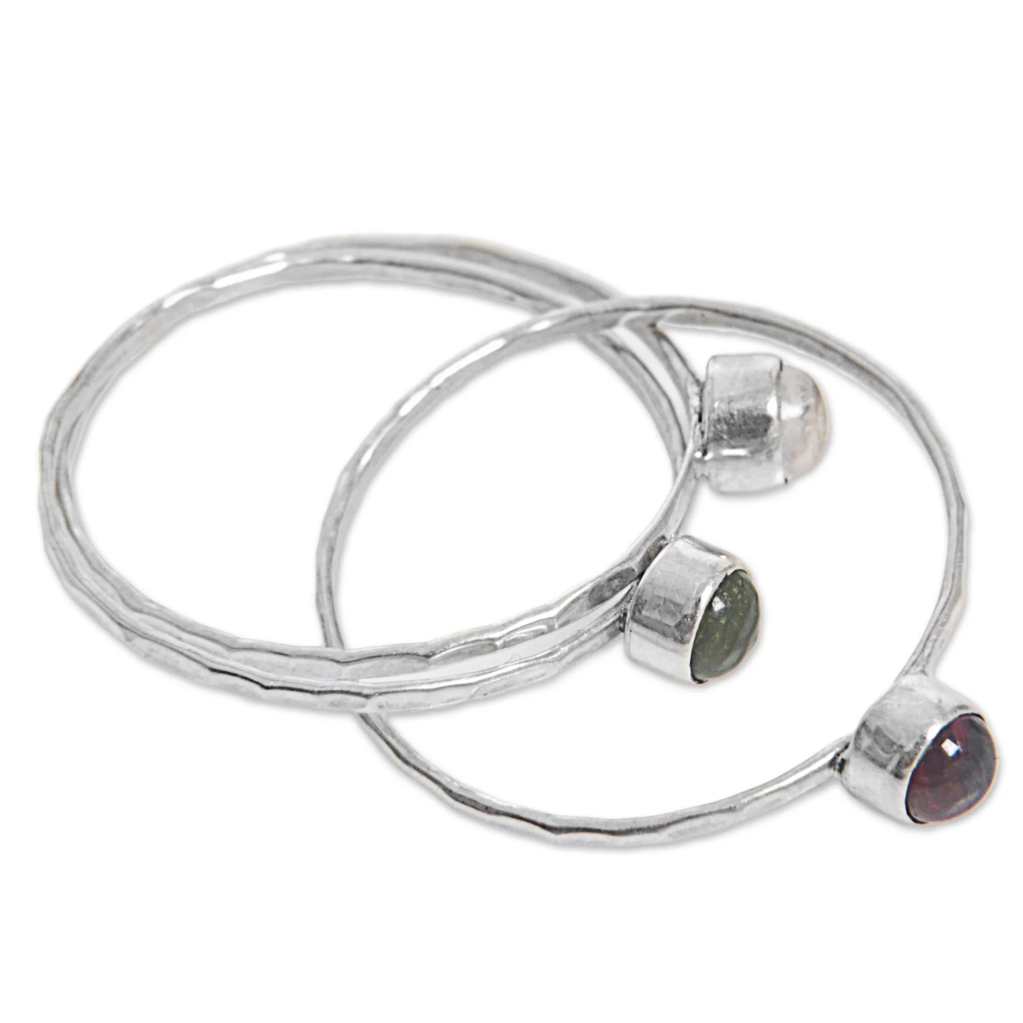 Memorable Trio Sterling Silver Cocktail Ring - Image 4