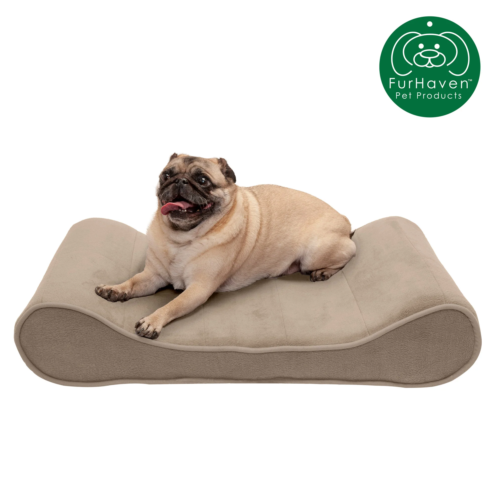 Memory Foam Microvelvet Luxe Lounger Pet Bed - Image 14