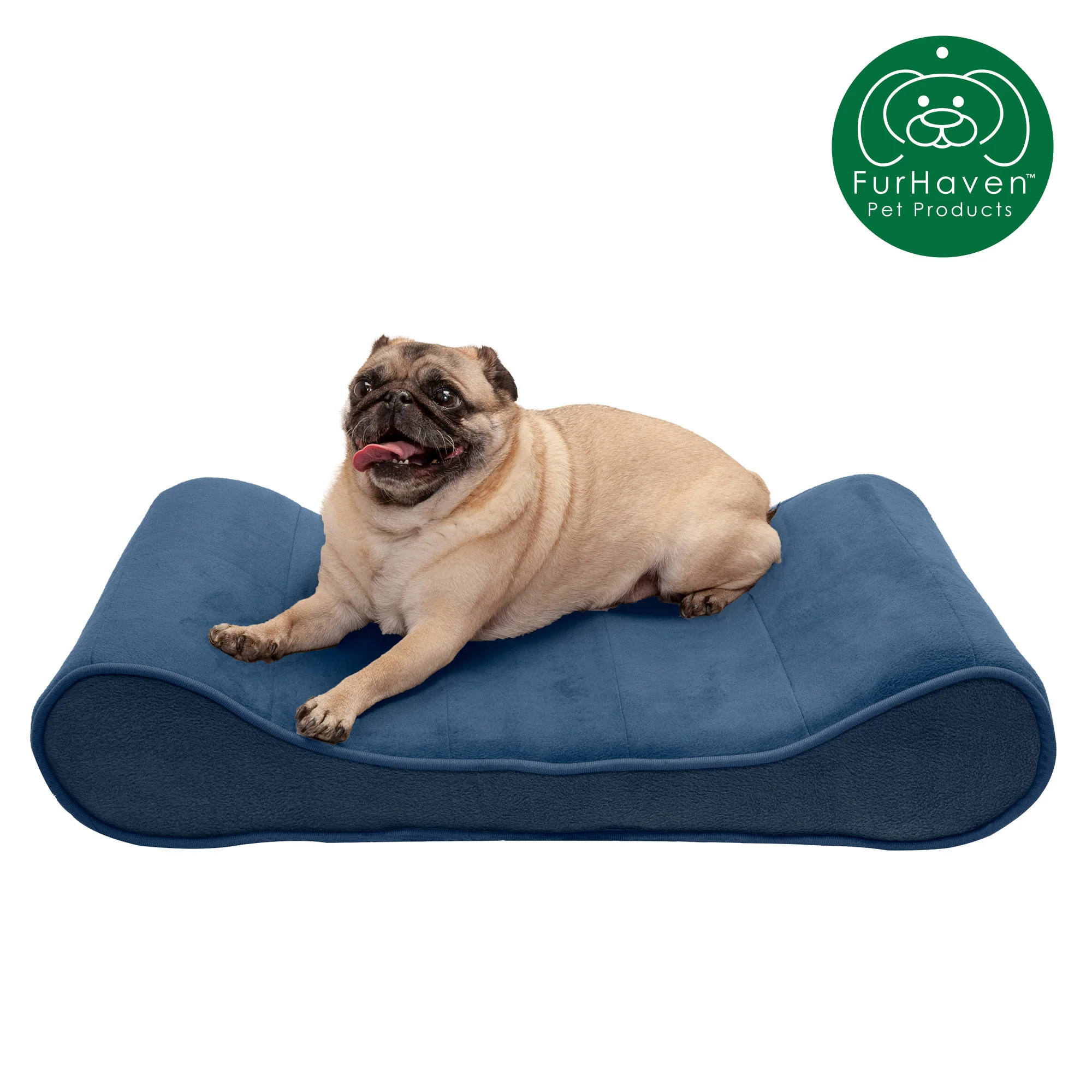 Memory Foam Microvelvet Luxe Lounger Pet Bed - Image 15
