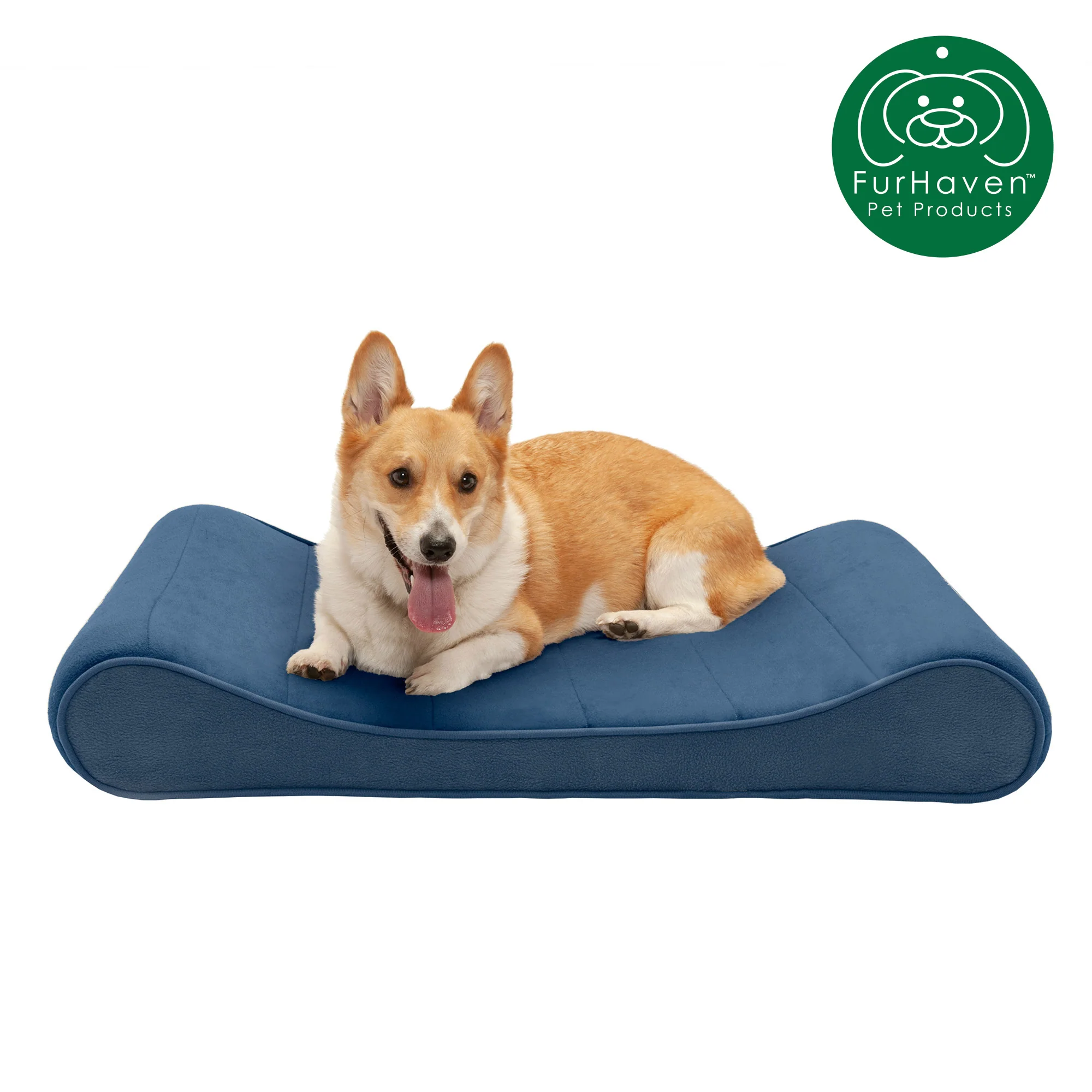 Memory Foam Microvelvet Luxe Lounger Pet Bed - Image 18