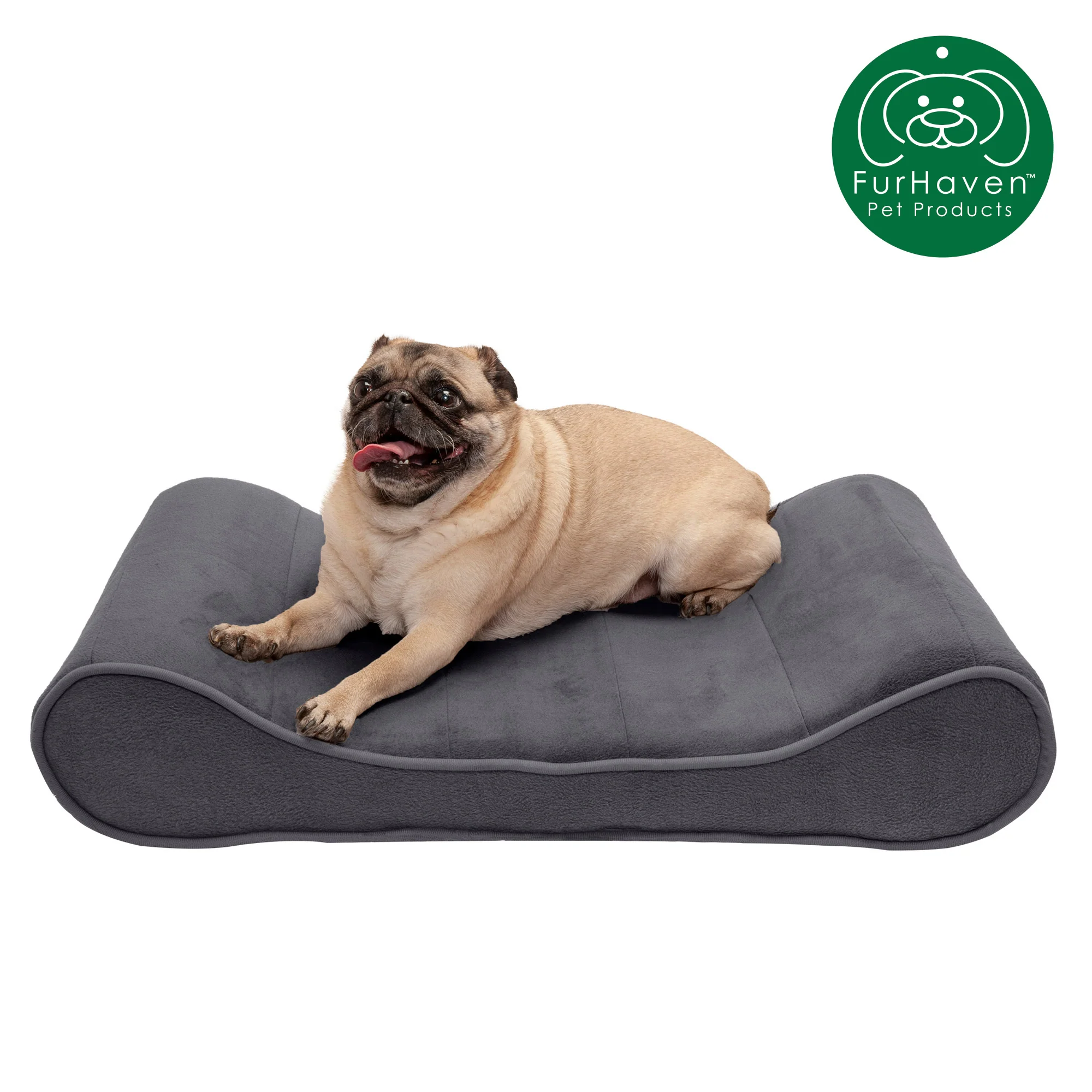 Memory Foam Microvelvet Luxe Lounger Pet Bed - Image 20