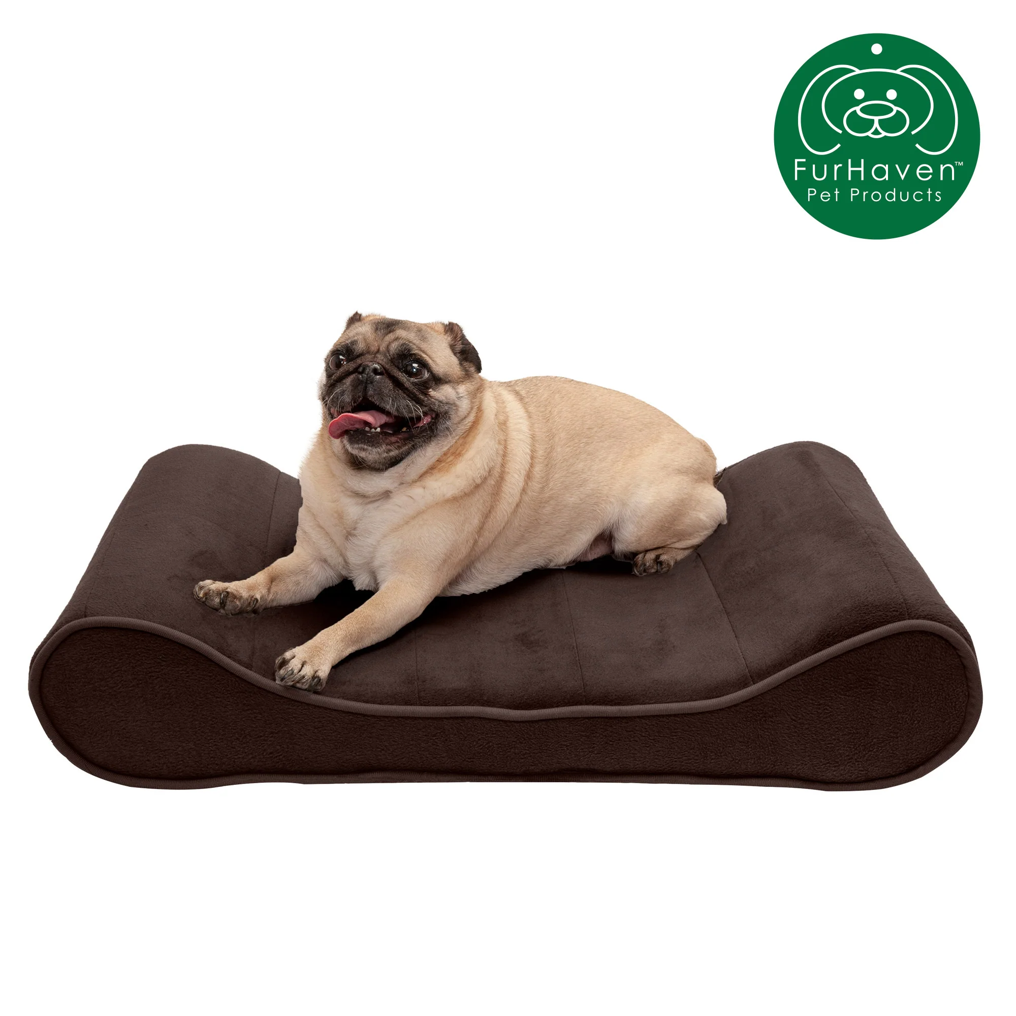Memory Foam Microvelvet Luxe Lounger Pet Bed - Image 9
