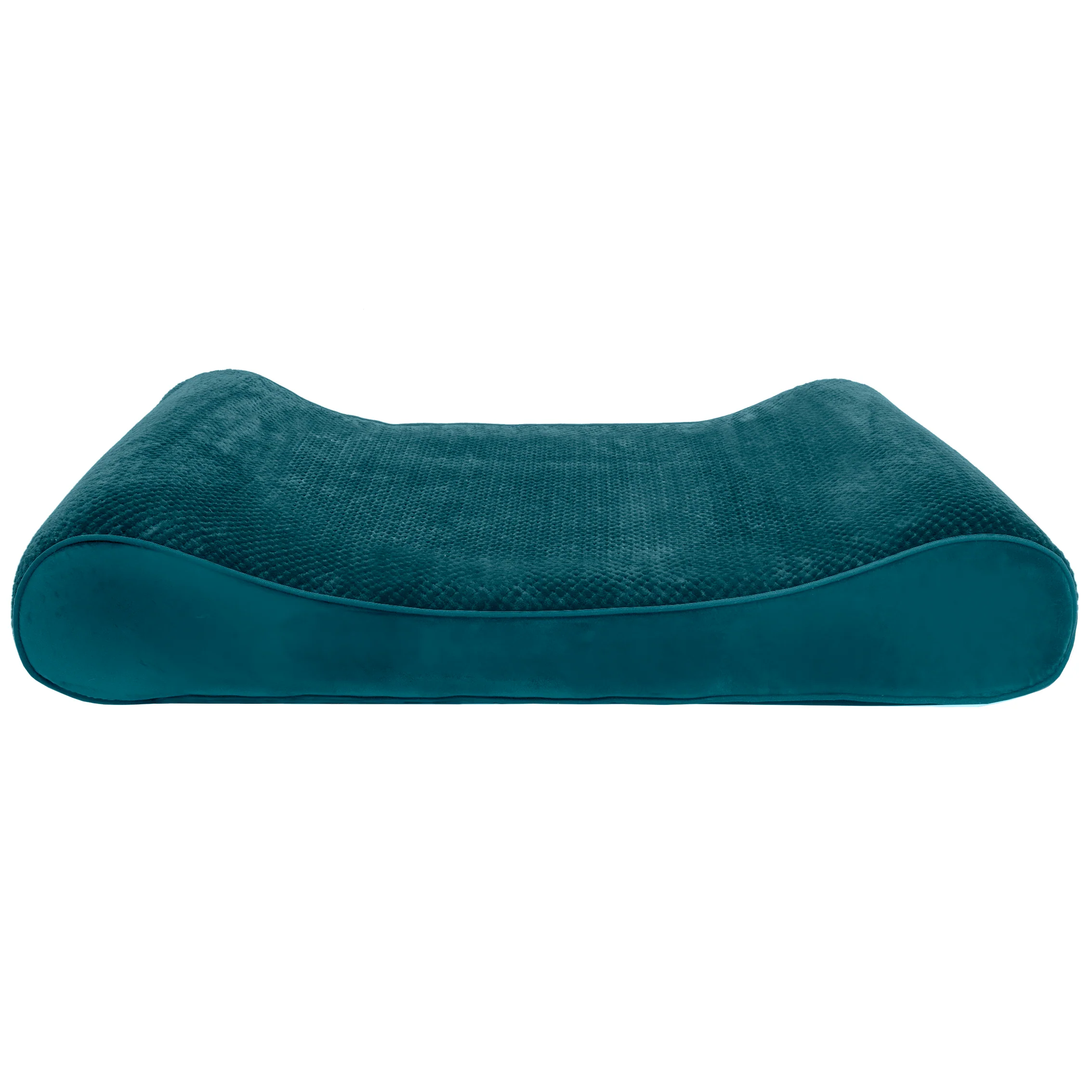 Memory Foam Minky Plush & Velvet Lux Lounger Pet Bed - Image 19