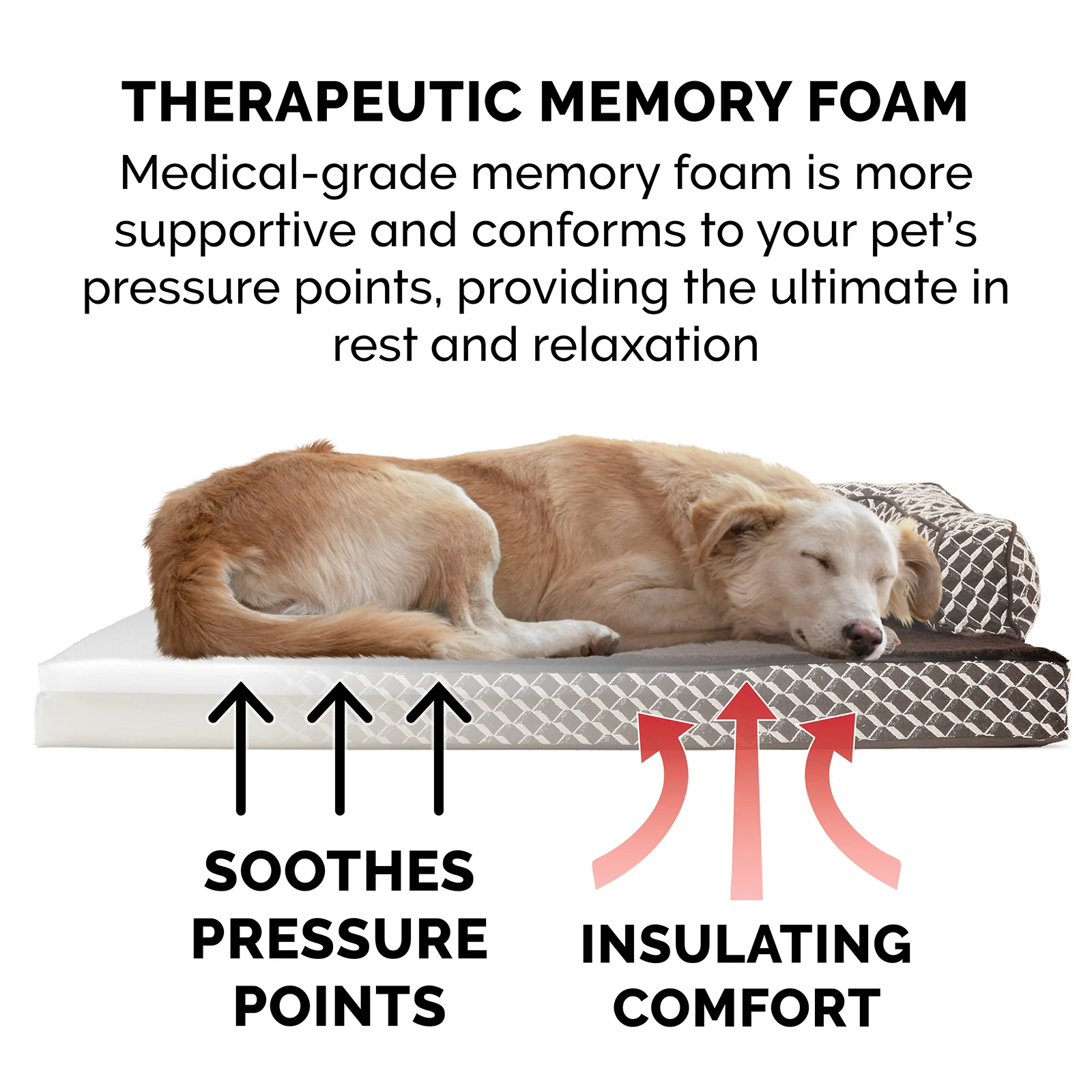 Memory Foam Plush Couch Sofa-Style Pet Bed - Image 4