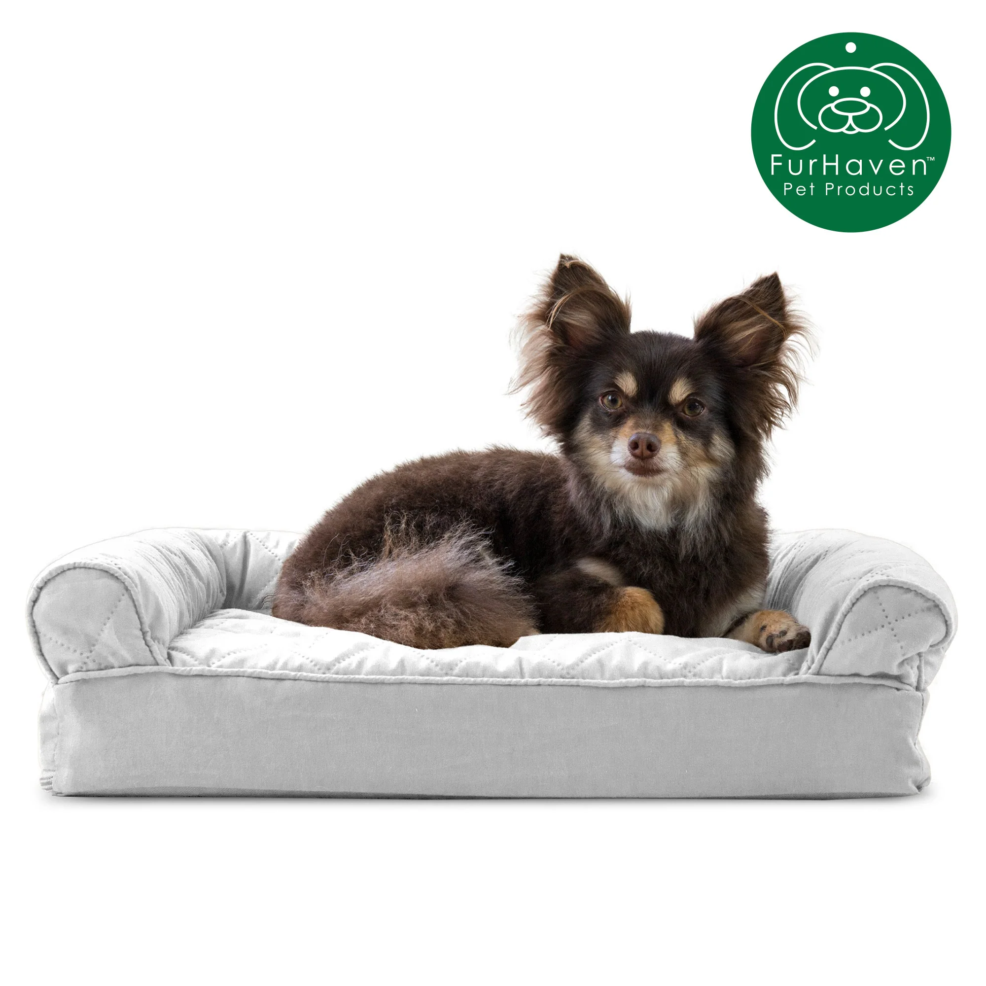 Memory Foam Quilted Sofa-Style Pet Bed - Image 20