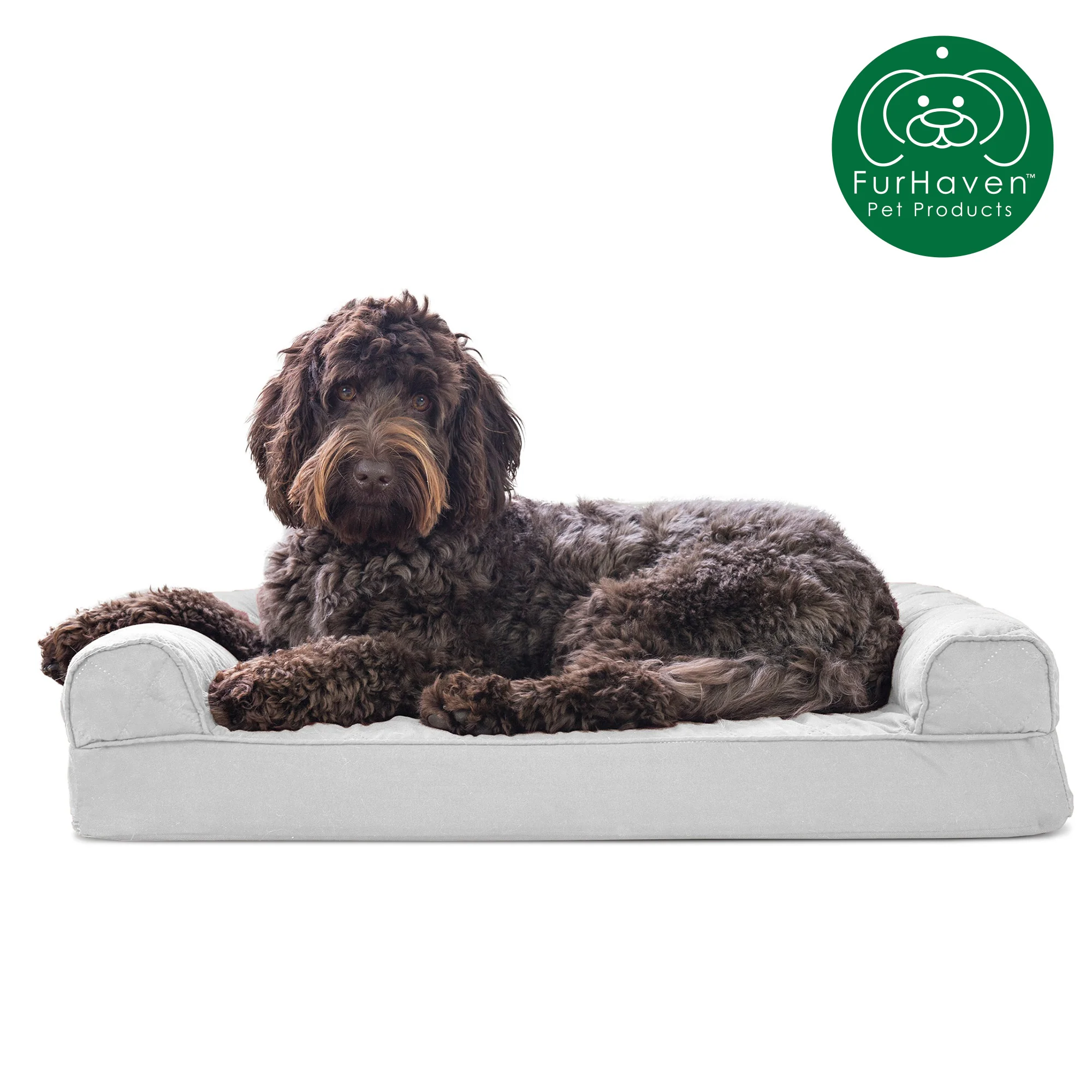 Memory Foam Quilted Sofa-Style Pet Bed - Image 24