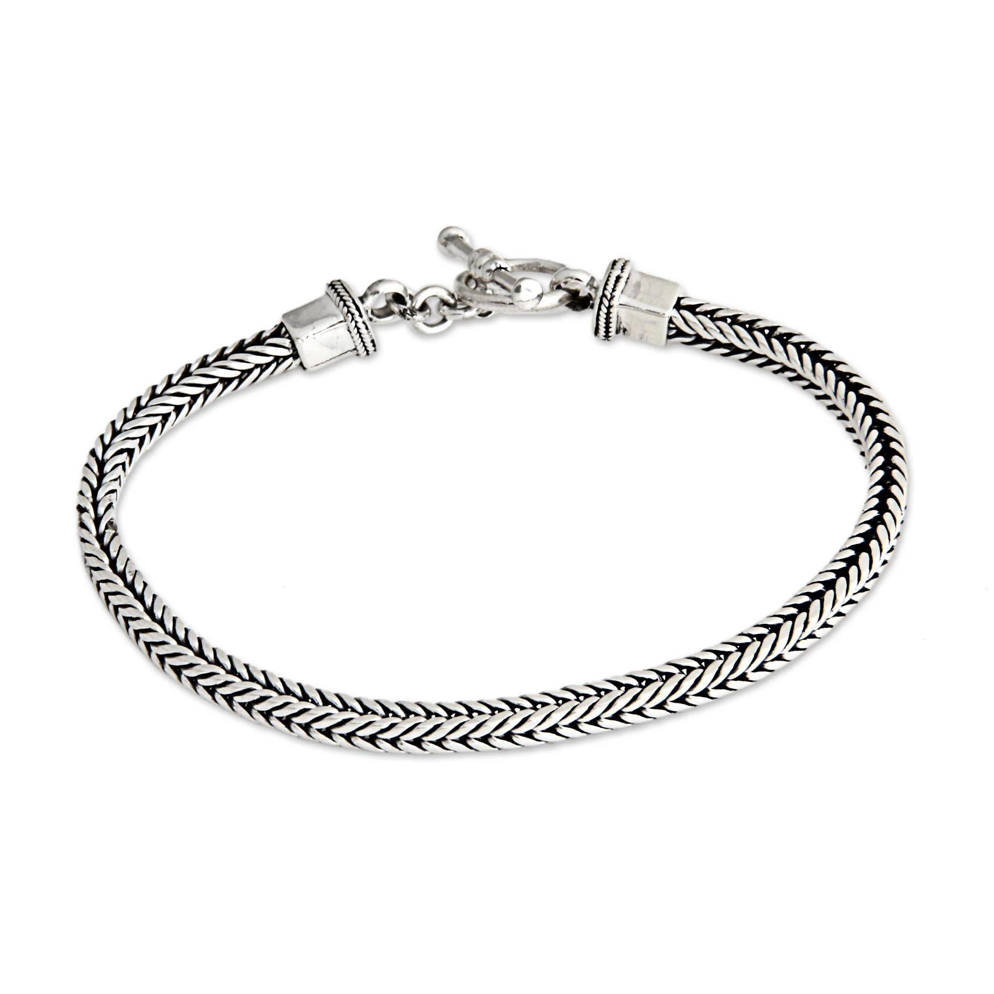 Men's Balinese Braided Bracelet - Image 2