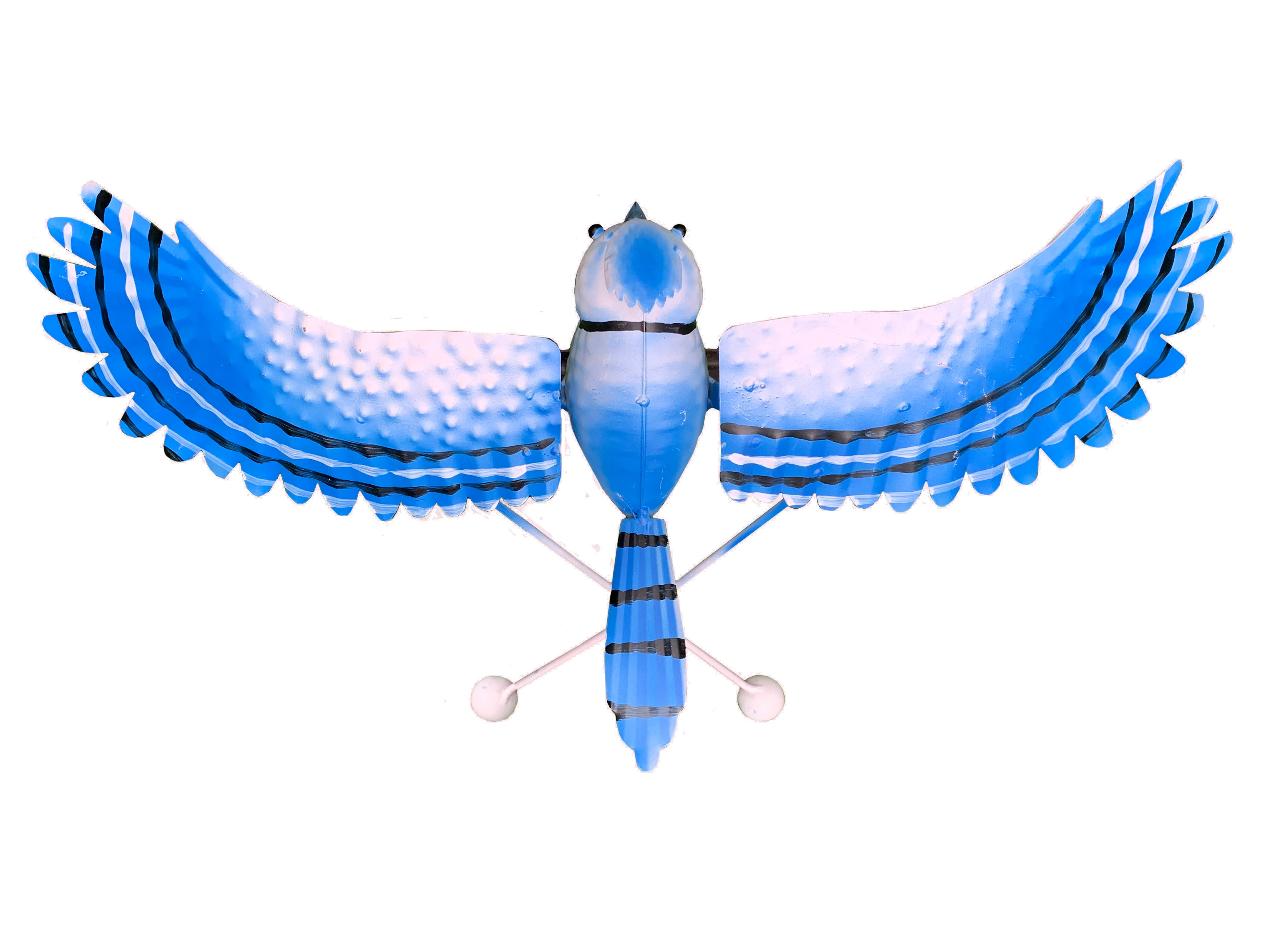 Metal Blue Jay Rocker Stake - Image 2