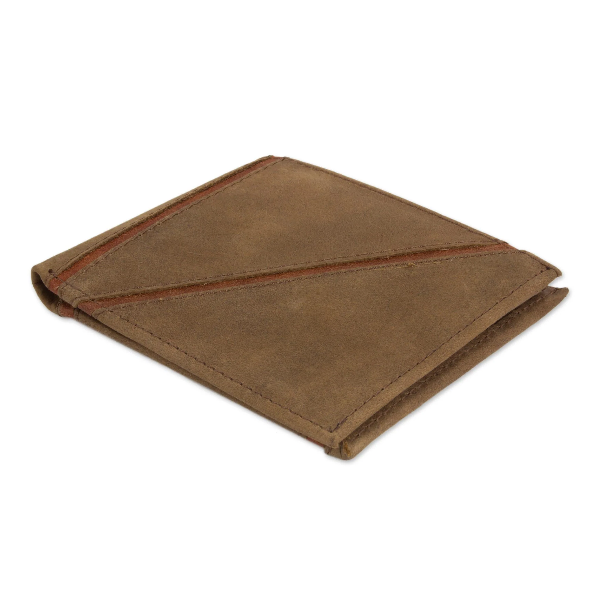 Minimalist in Brown Men's Leather Wallet - Image 5