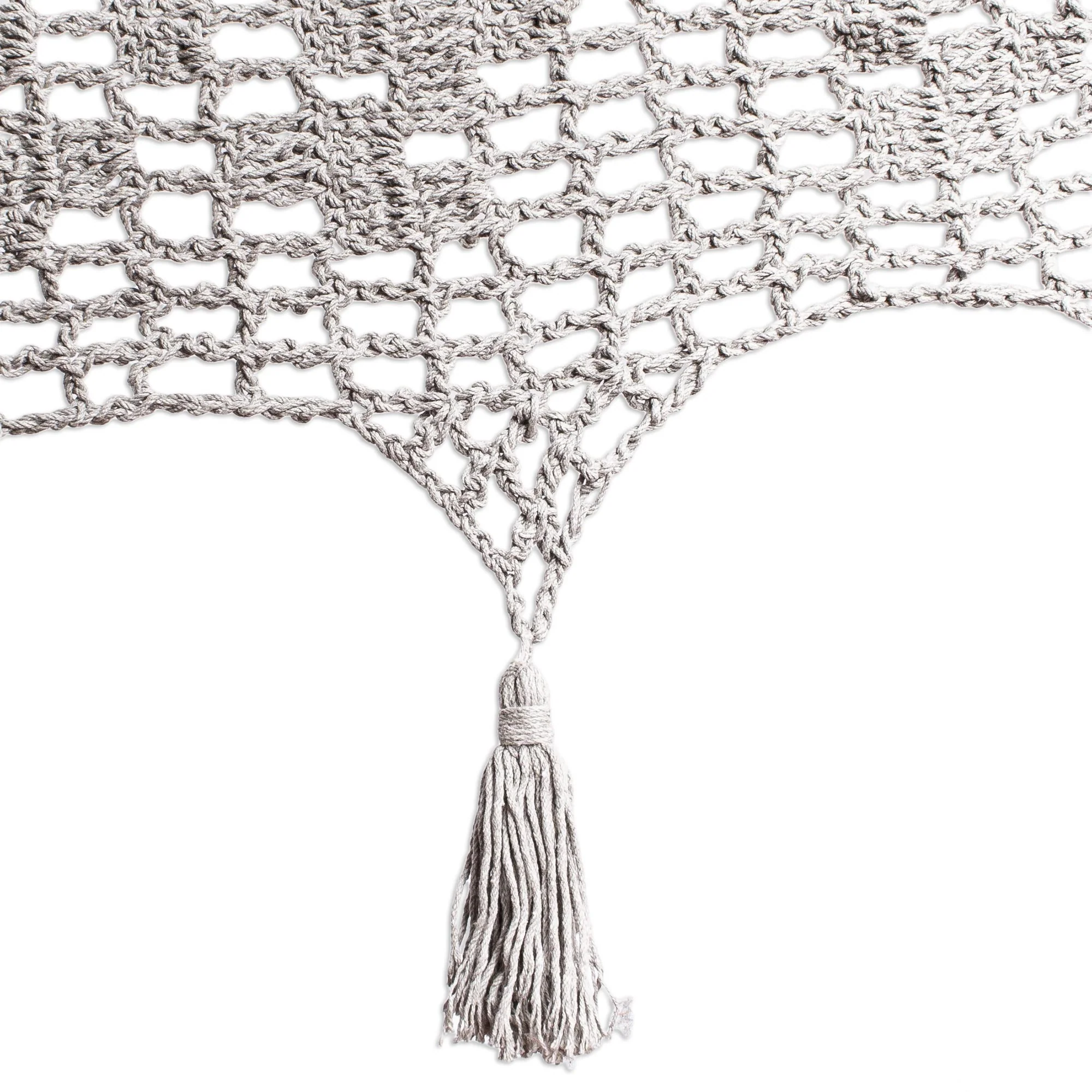 Mirage in Grey All Cotton Rope Hammock in Grey (Triple) - Image 3