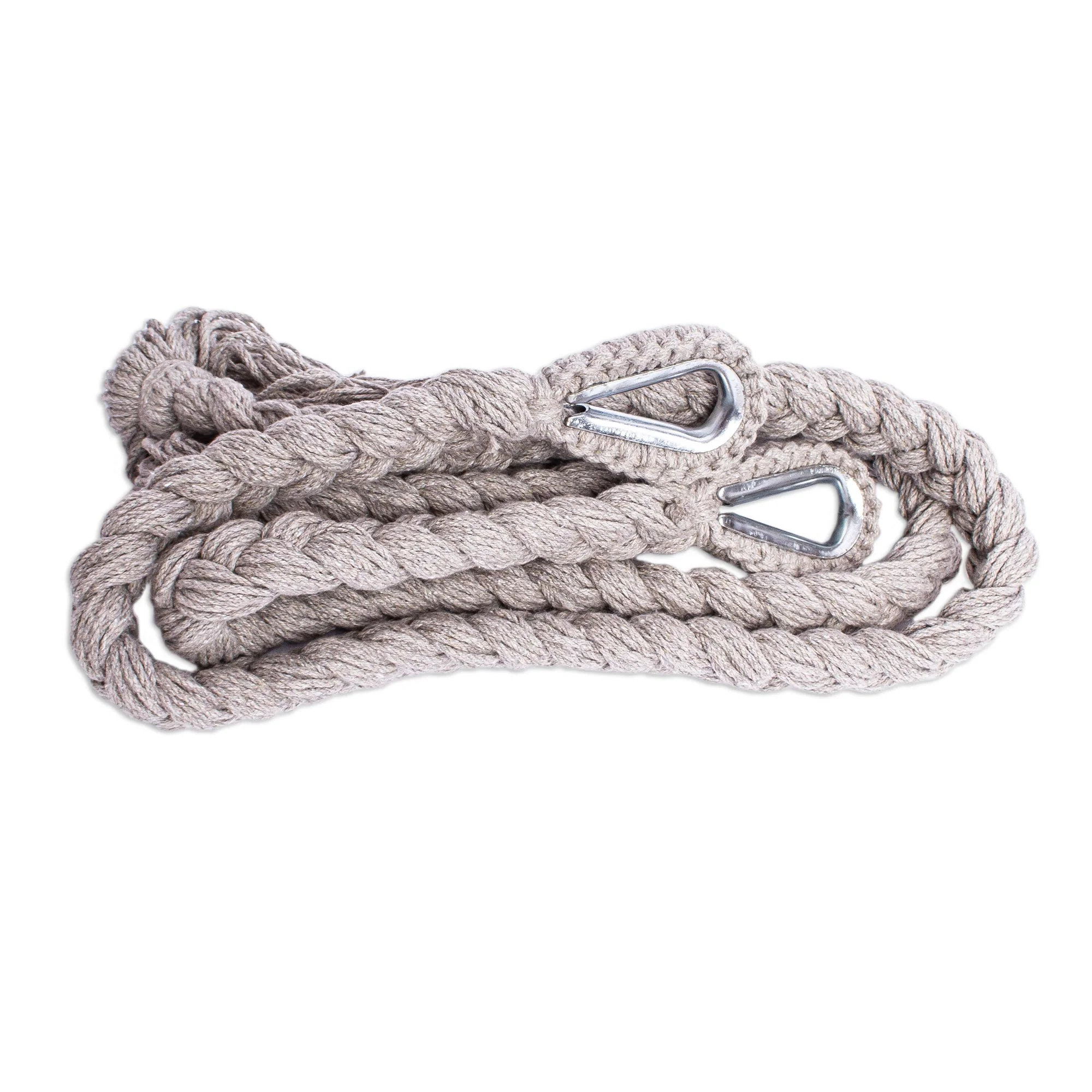 Mirage in Grey All Cotton Rope Hammock in Grey (Triple) - Image 5