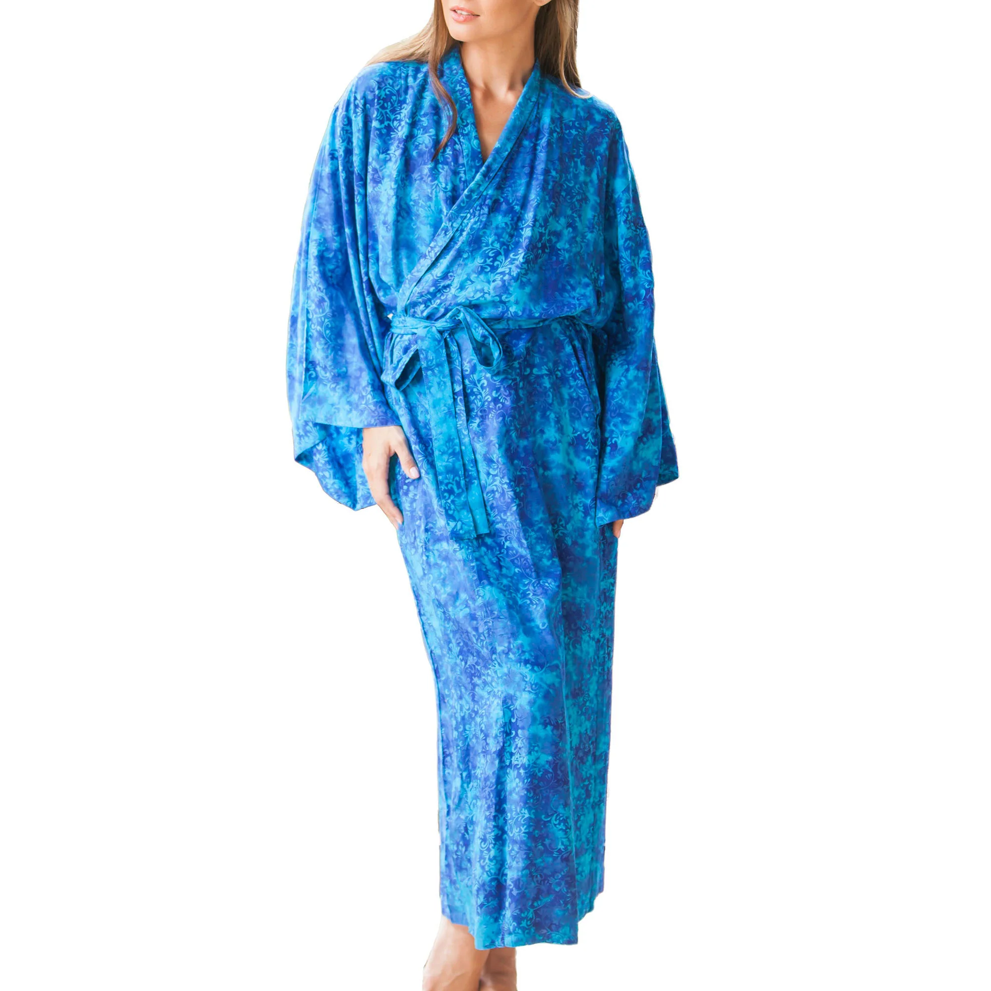 Misty Ocean Batik Robe - Image 4