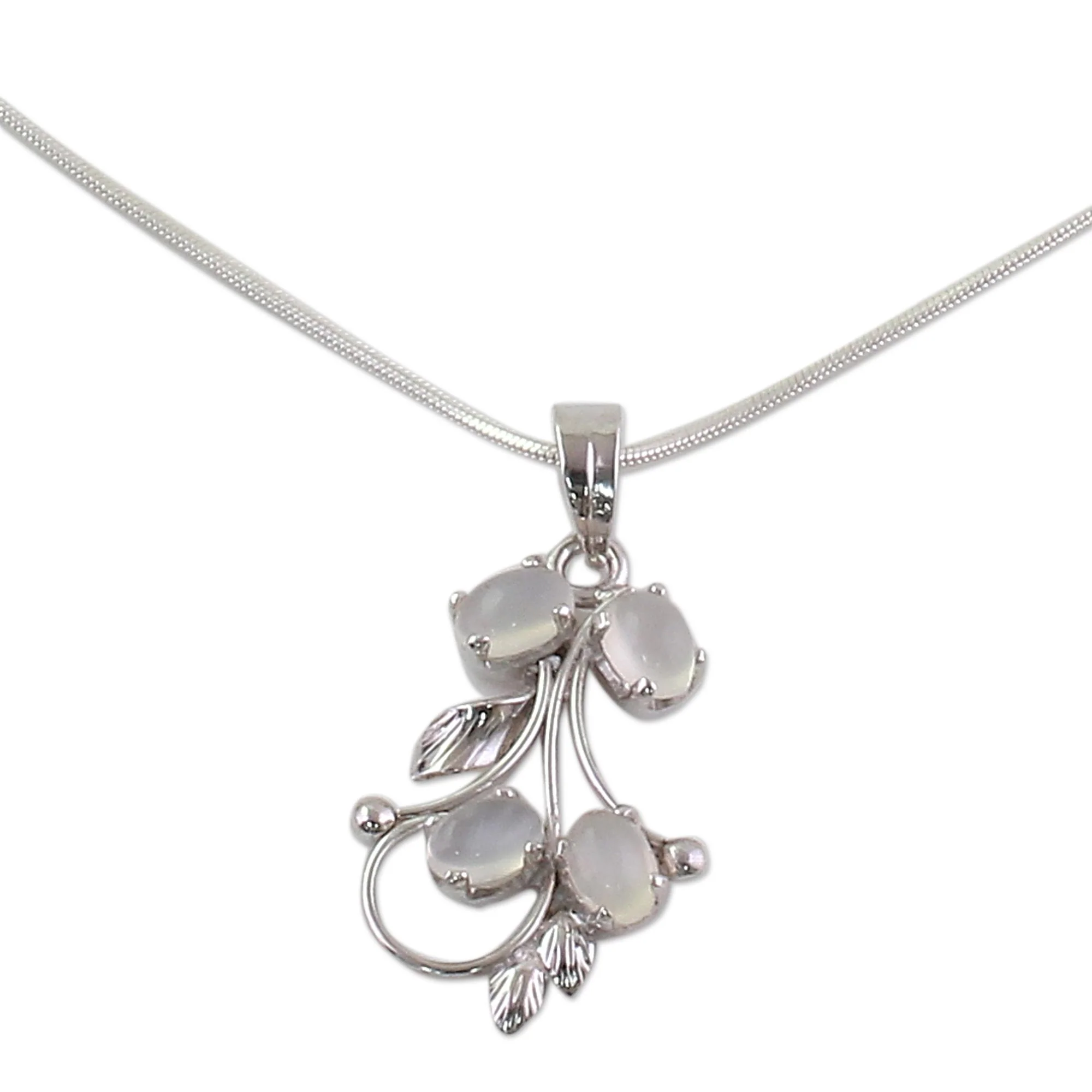 Moon Goddess Moonstone Pendant Necklace - Image 5