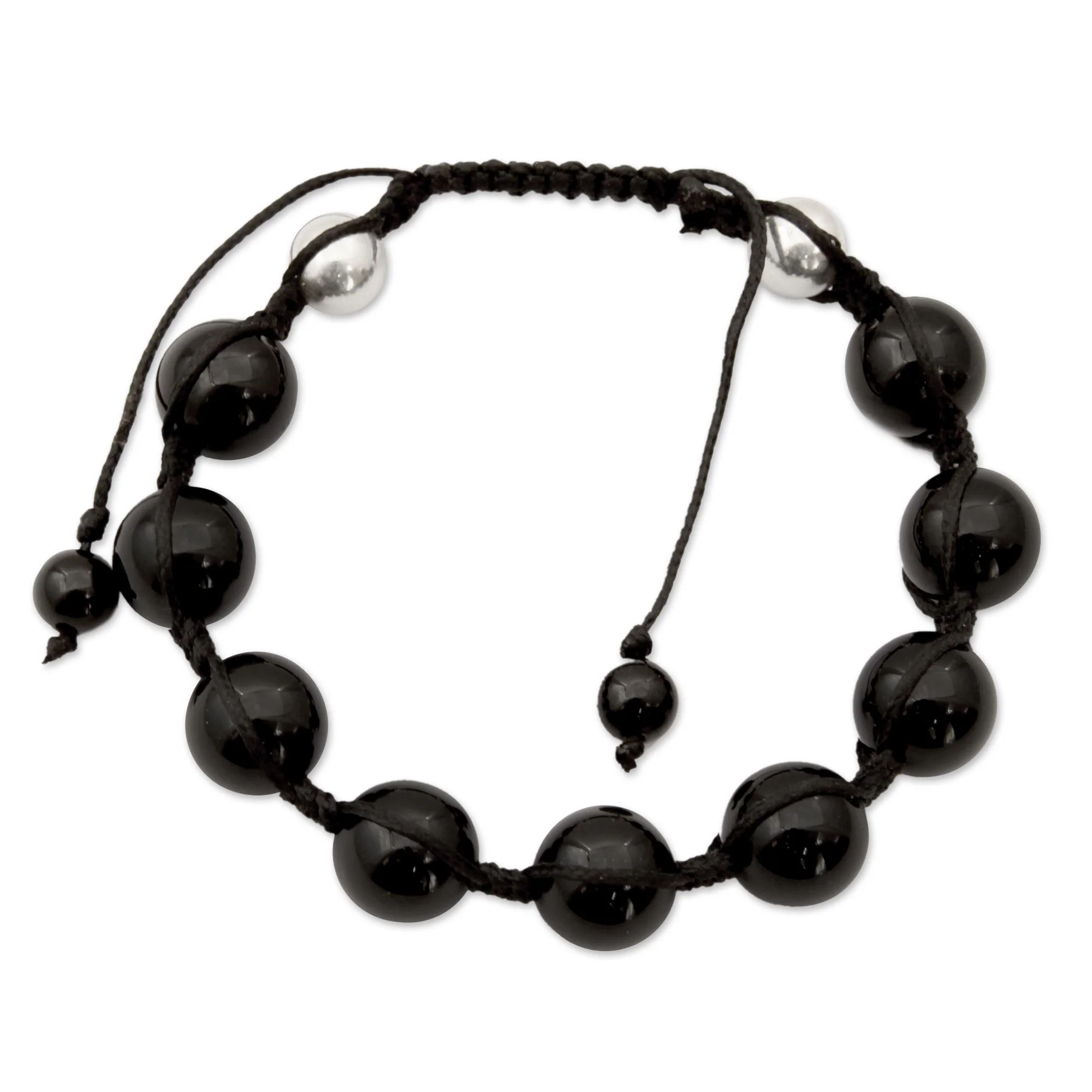 Moonlit Protection Shambhala Beaded Bracelet - Image 2