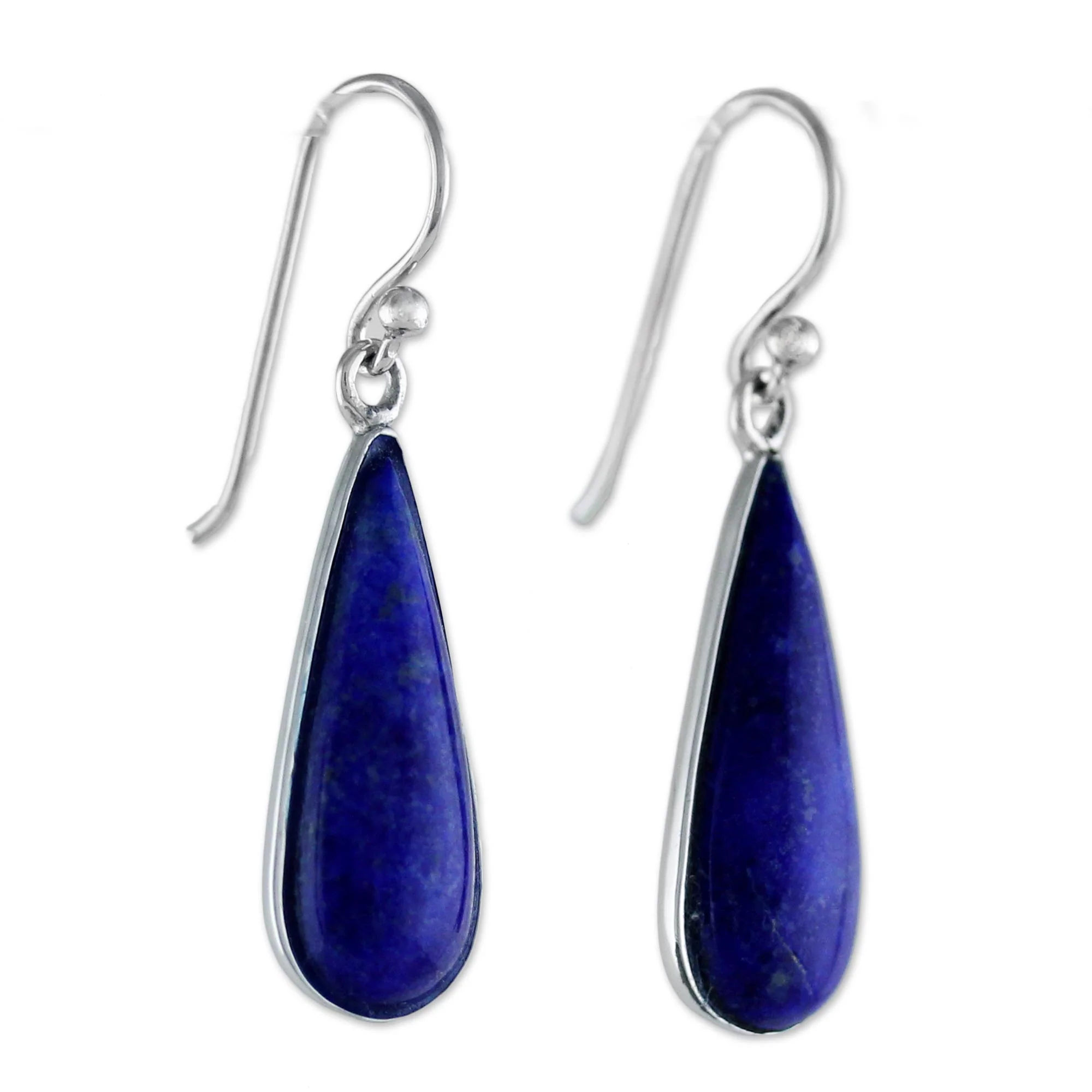 Morning Raindrops Lapis Earrings - Image 5