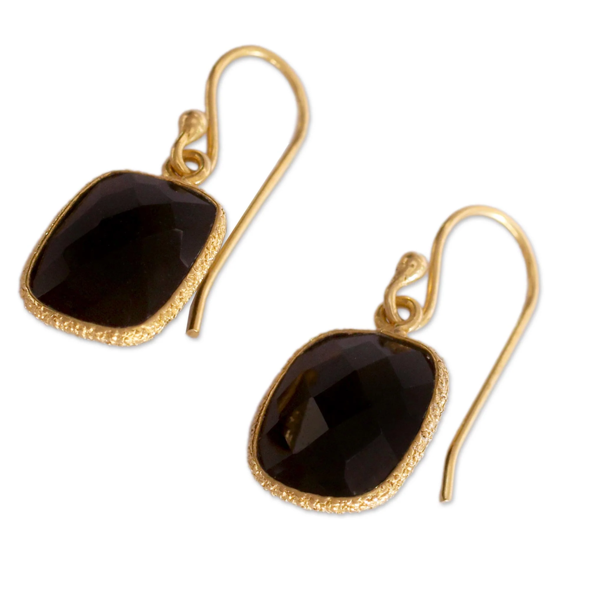 Mughal Nights Onyx Dangle Earrings - Image 2