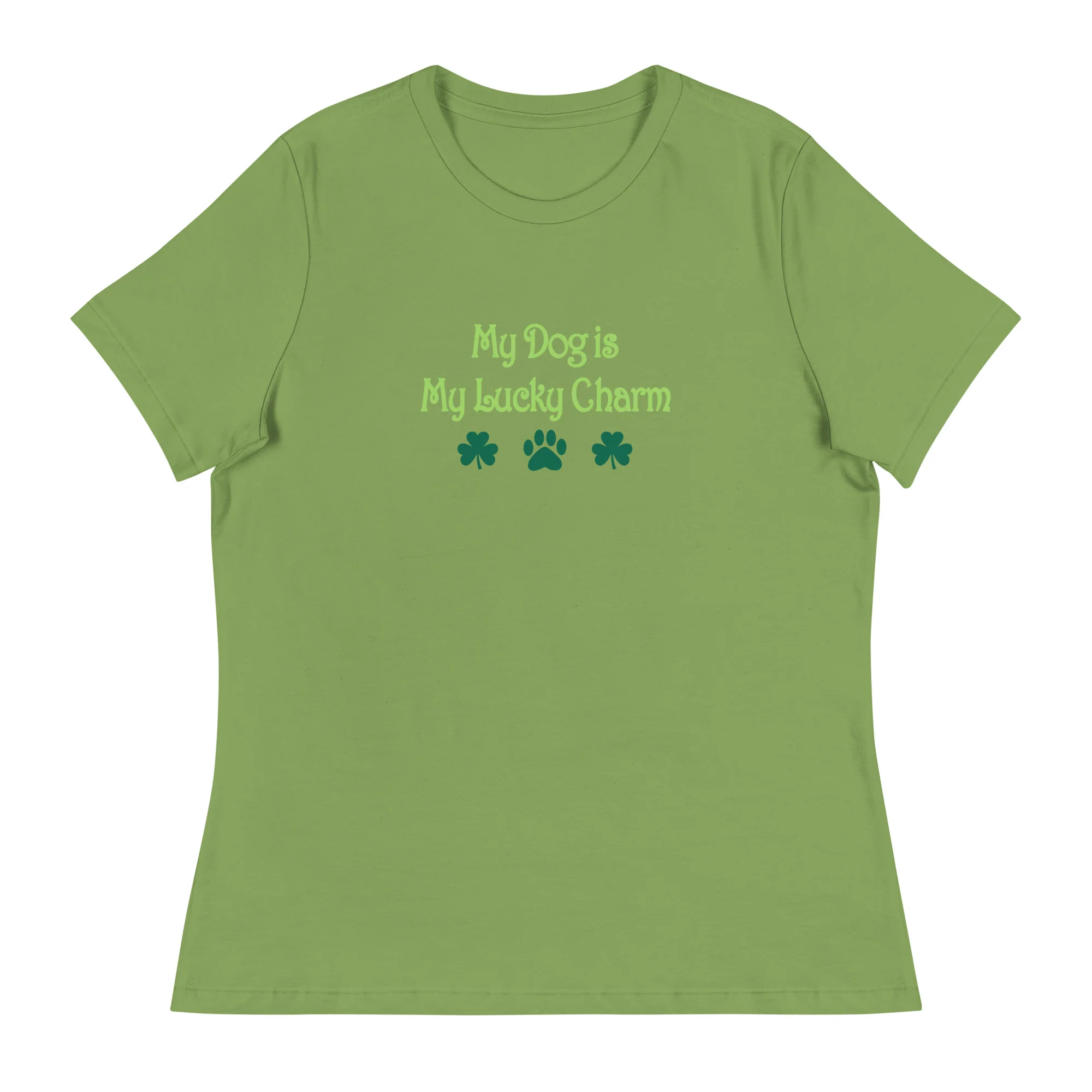 My Dog Is My Lucky Charm Women's Relaxed T-Shirt - Image 5