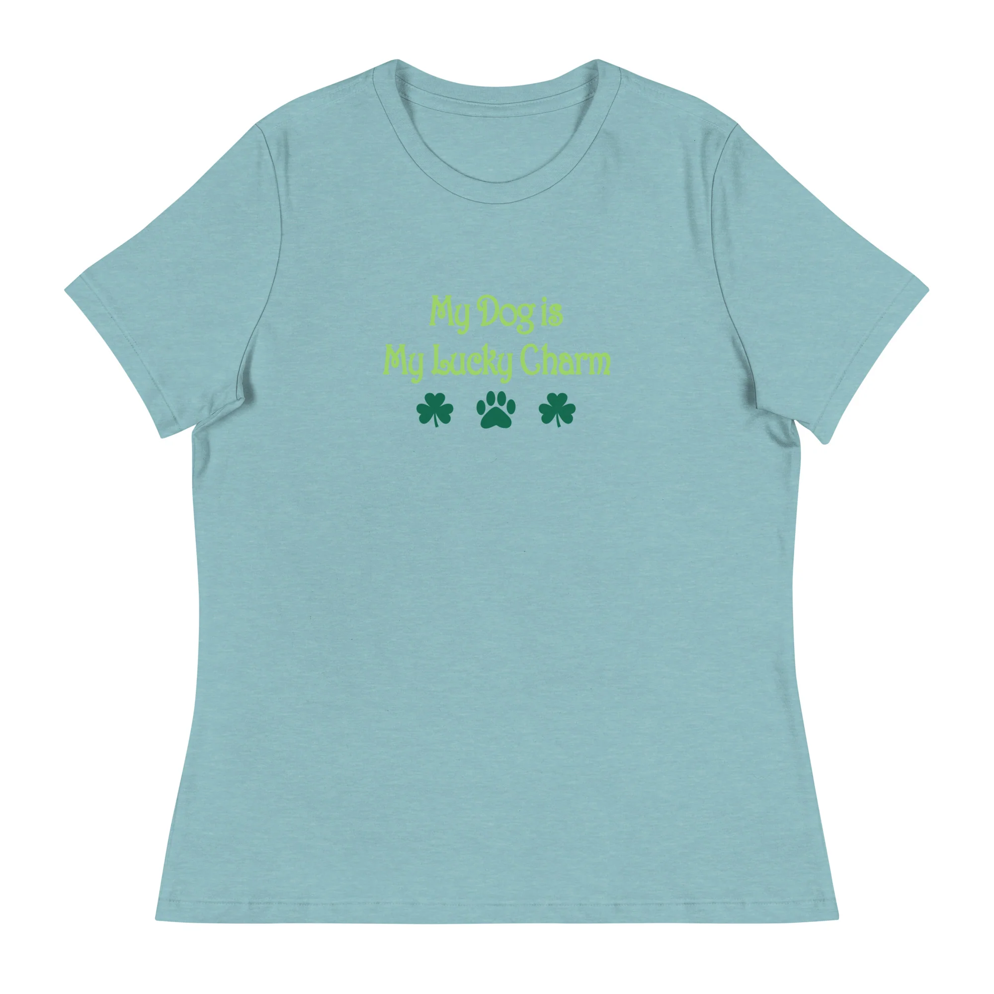 My Dog Is My Lucky Charm Women's Relaxed T-Shirt - Image 6