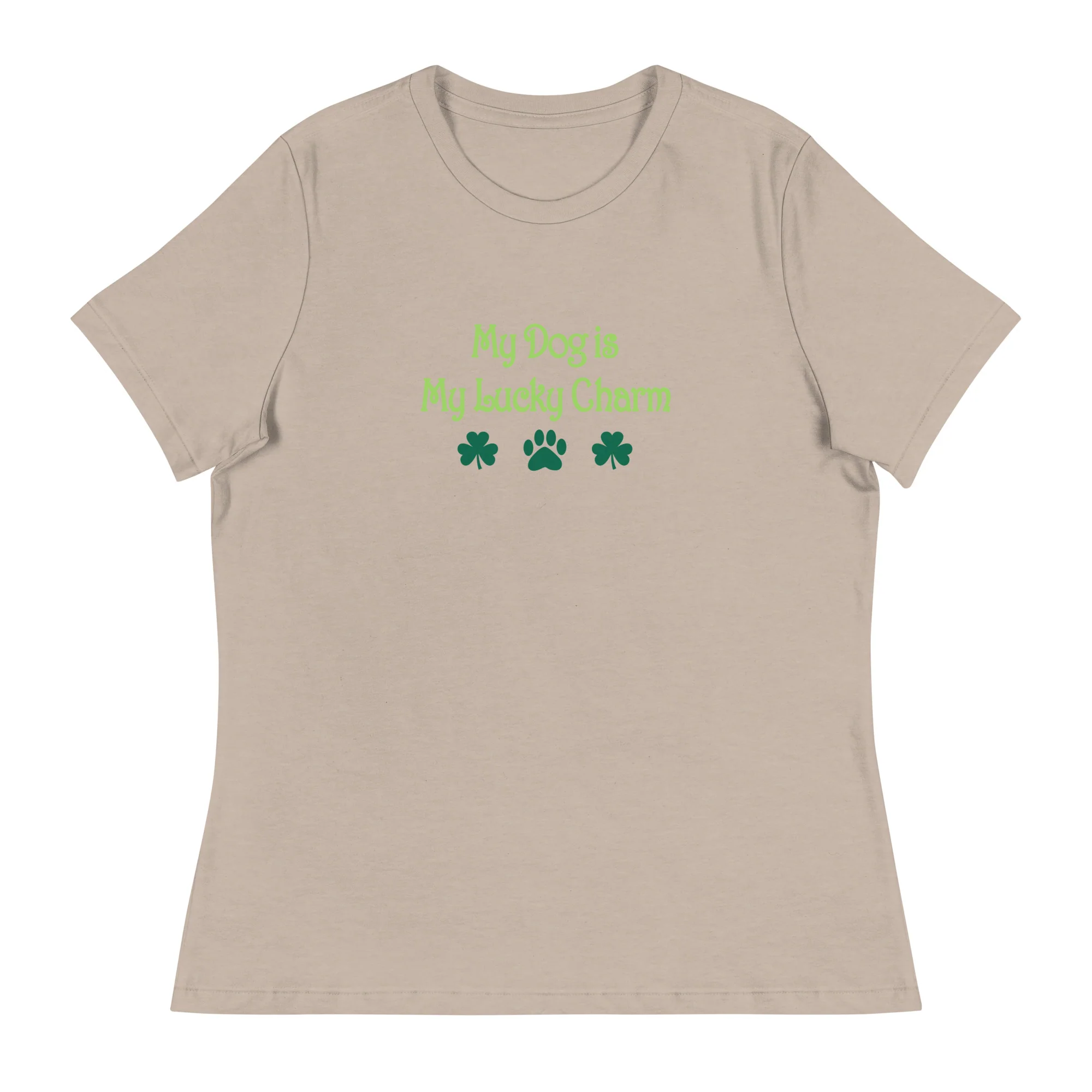 My Dog Is My Lucky Charm Women's Relaxed T-Shirt - Image 8