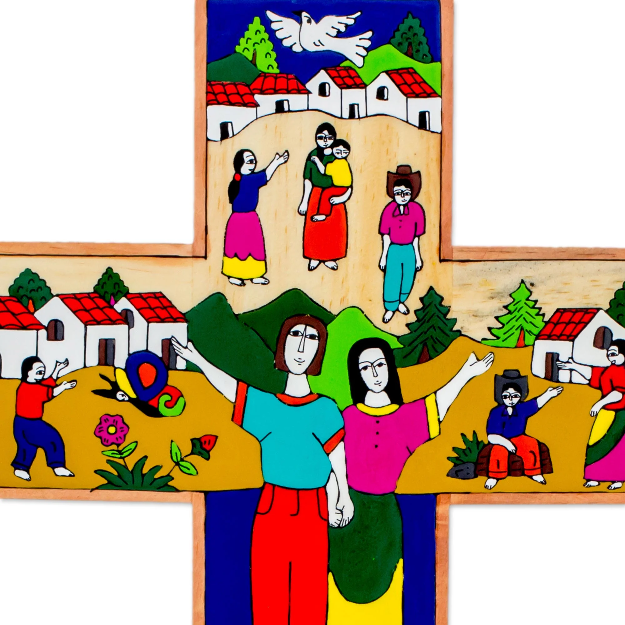 My Family Collectible Religious Wood Wall Cross - Image 3