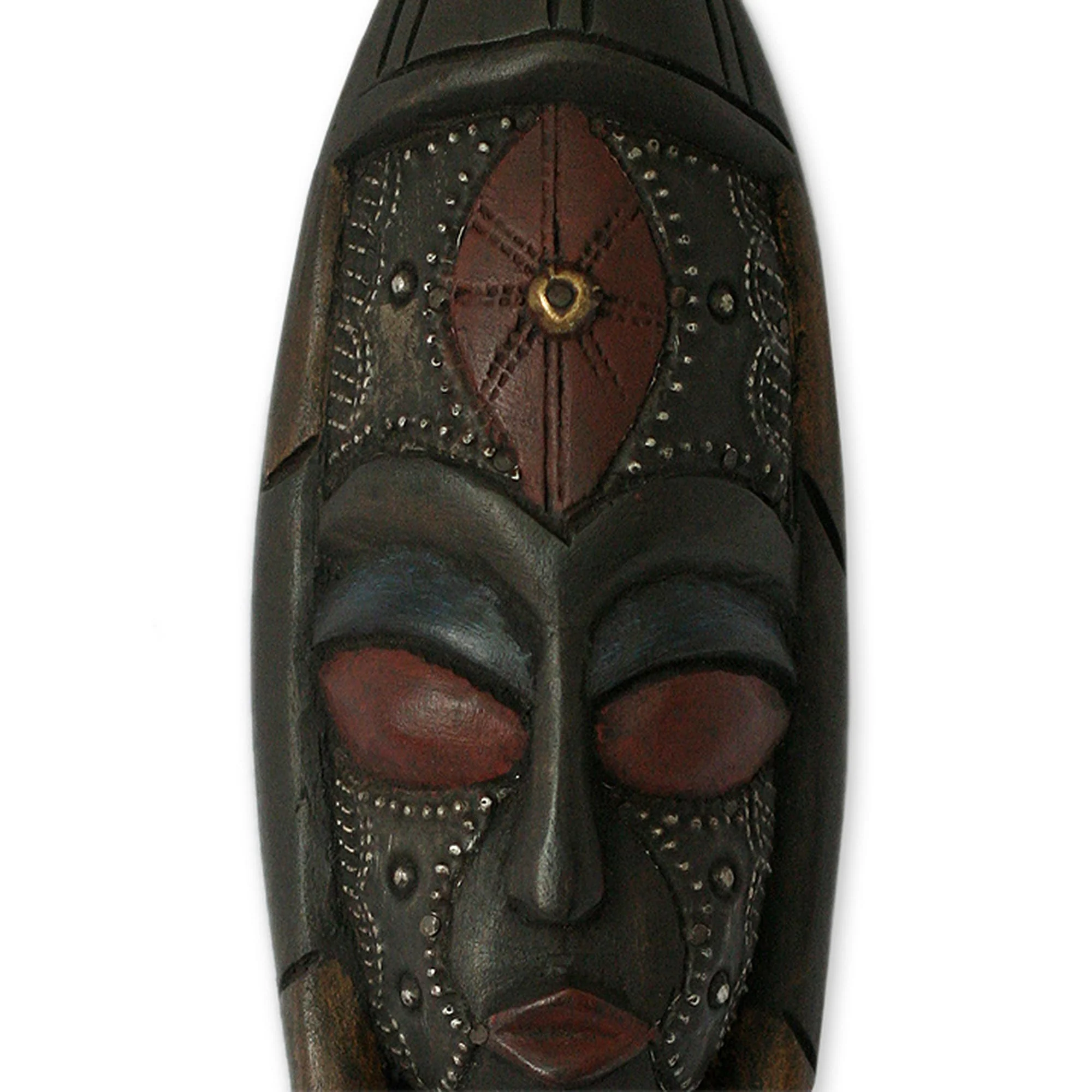My Good Friend II Unique Wood Mask - Image 3