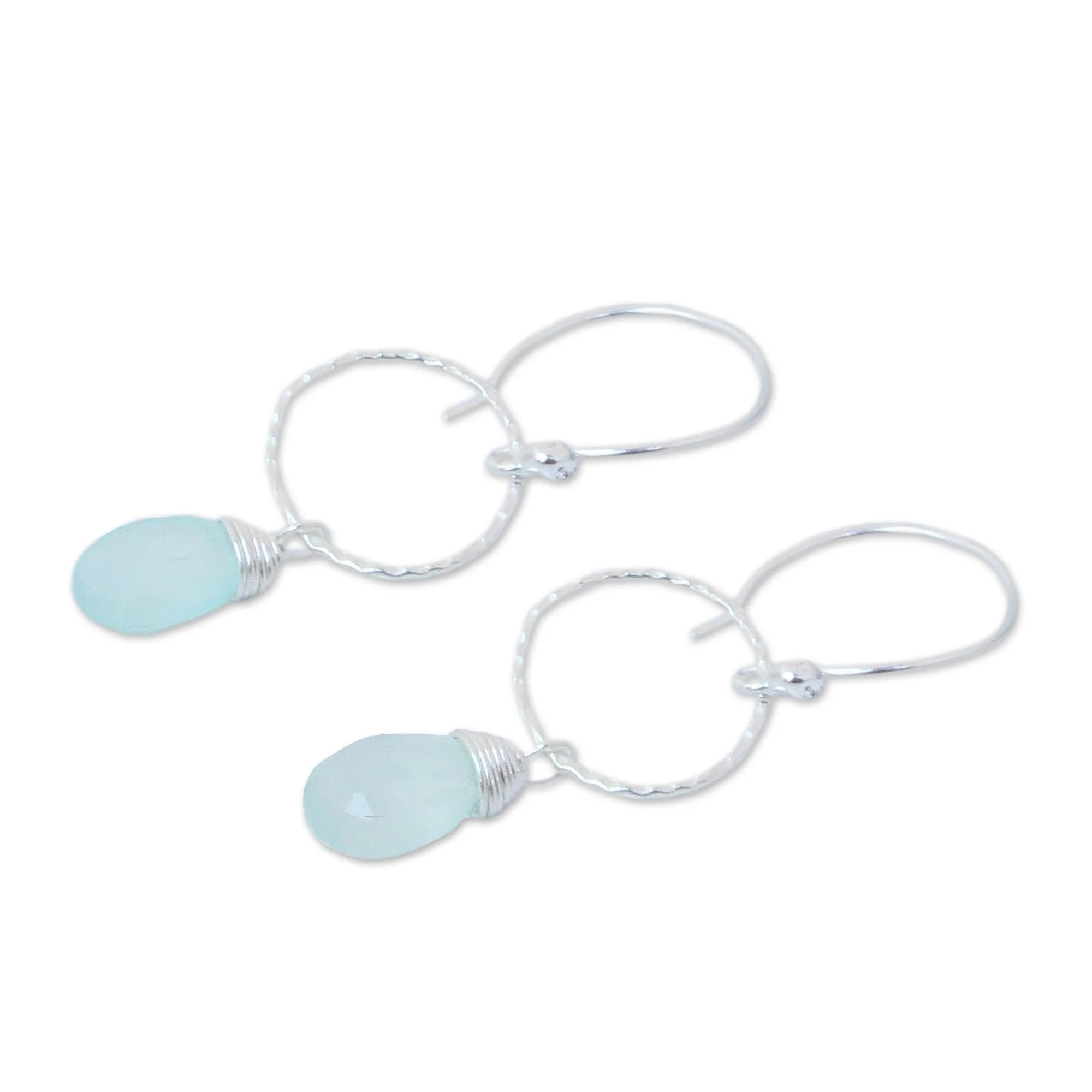 Mystic Solo Sterling Silver Dangle Earrings - Image 3