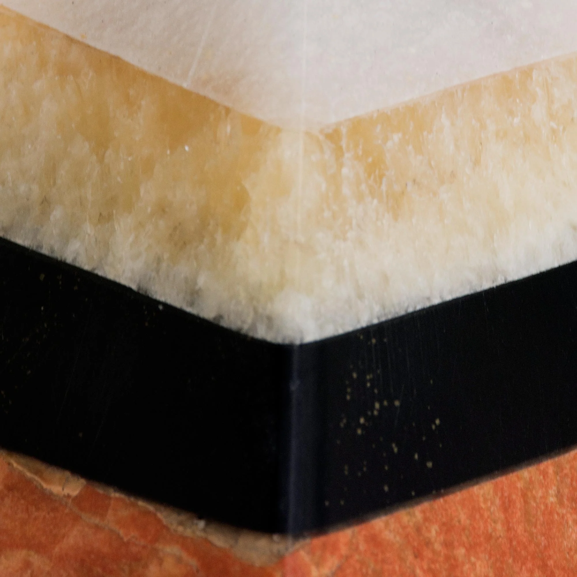 Natural Energy Handcrafted Gemstone Pyramid Paperweight Sculpture - Image 4