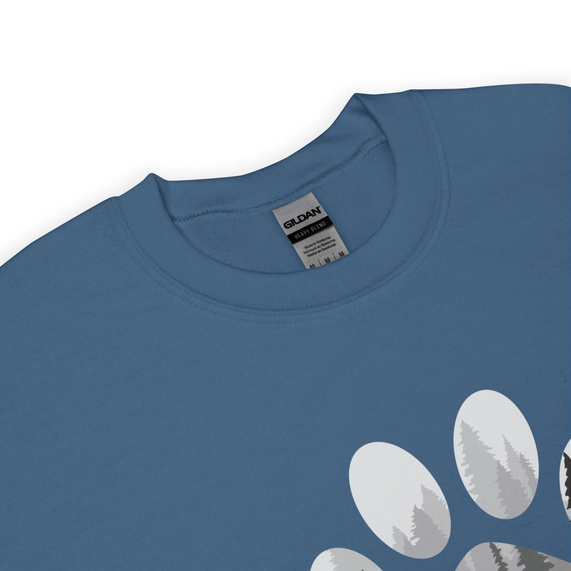 Nature View Paw Crewneck Sweatshirt - Image 2