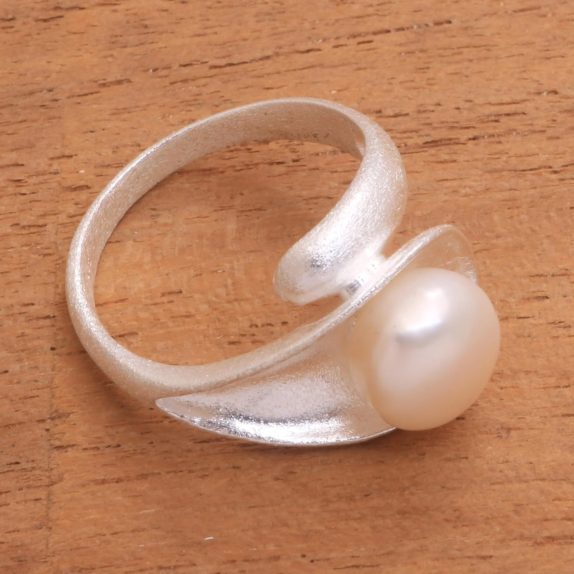 Nature's Tear Sterling Silver Cocktail Ring - Image 4
