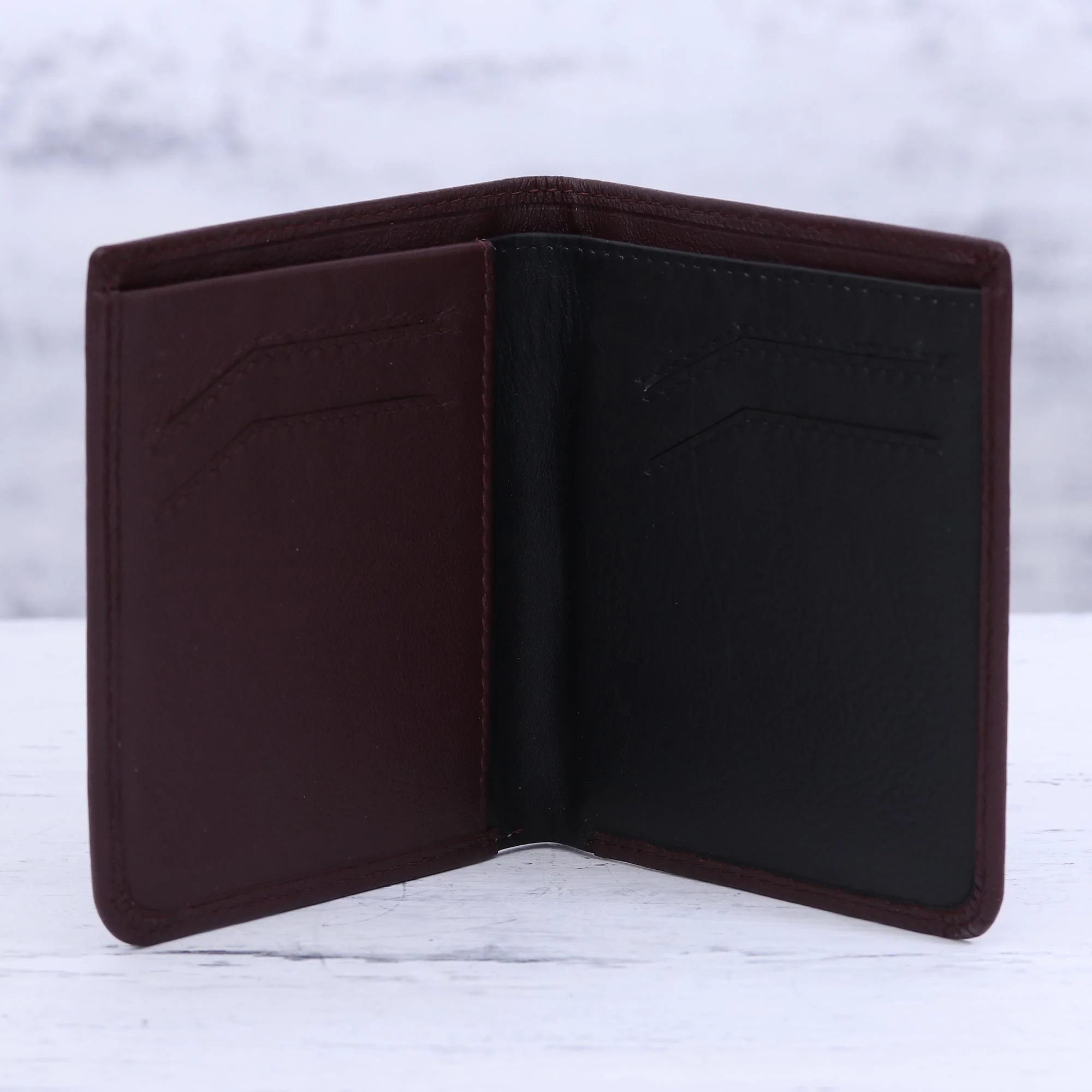 Noble Cordovan Cordovan Leather Wallet with Multiple Pockets - Image 2