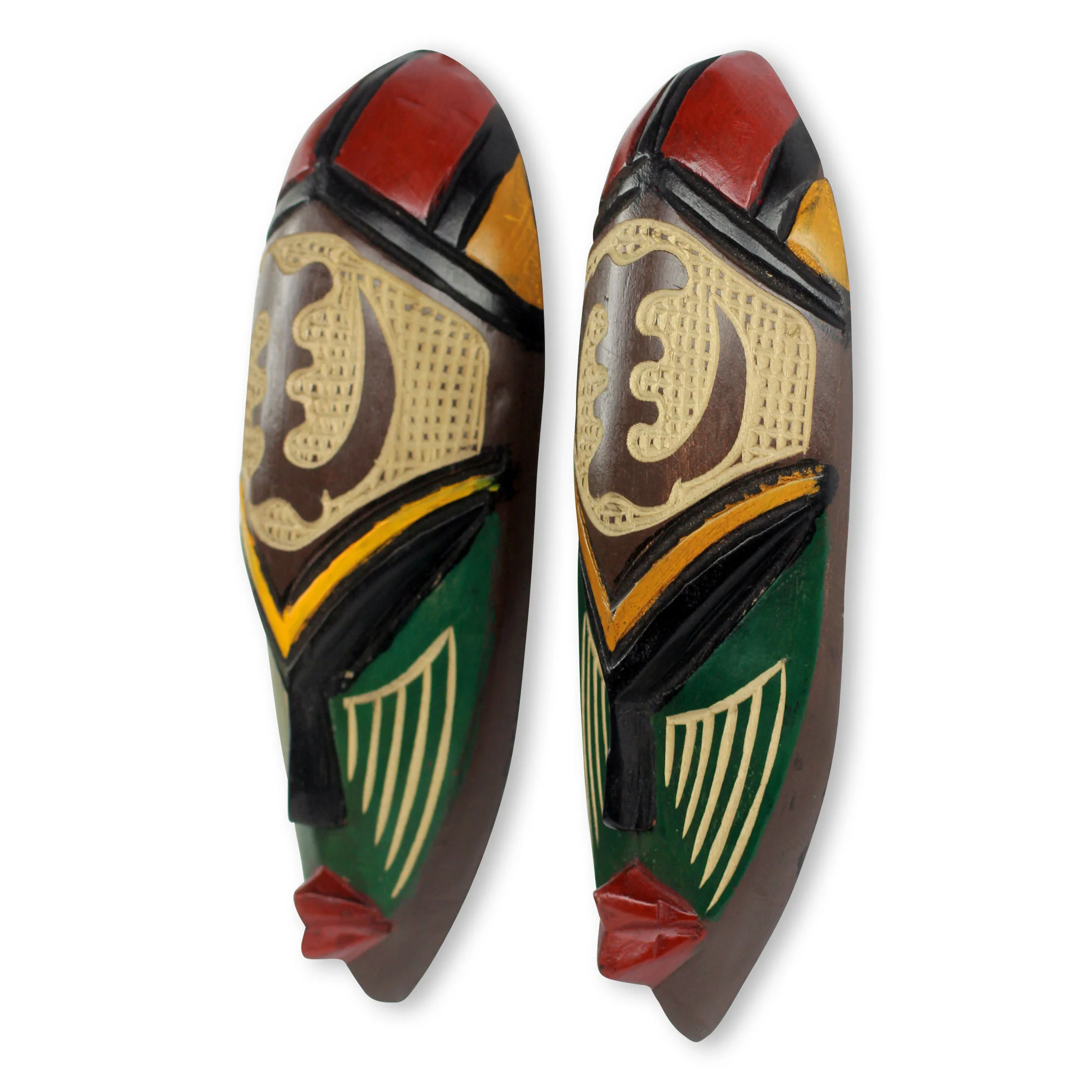 None But God African Wood Masks - Image 3