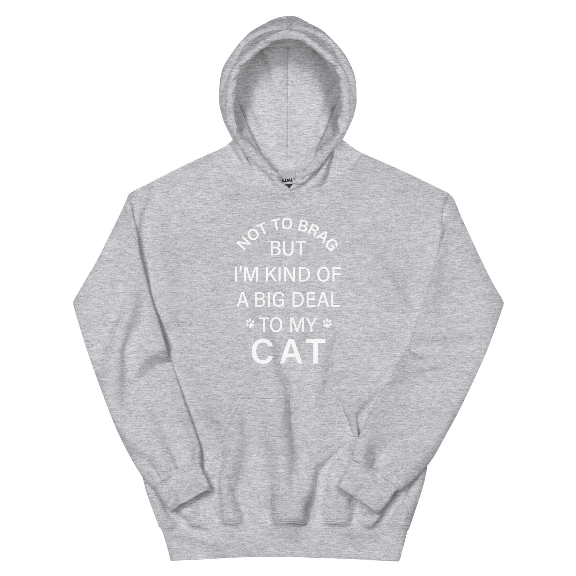 Not To Brag Cat Hoodie - Image 13