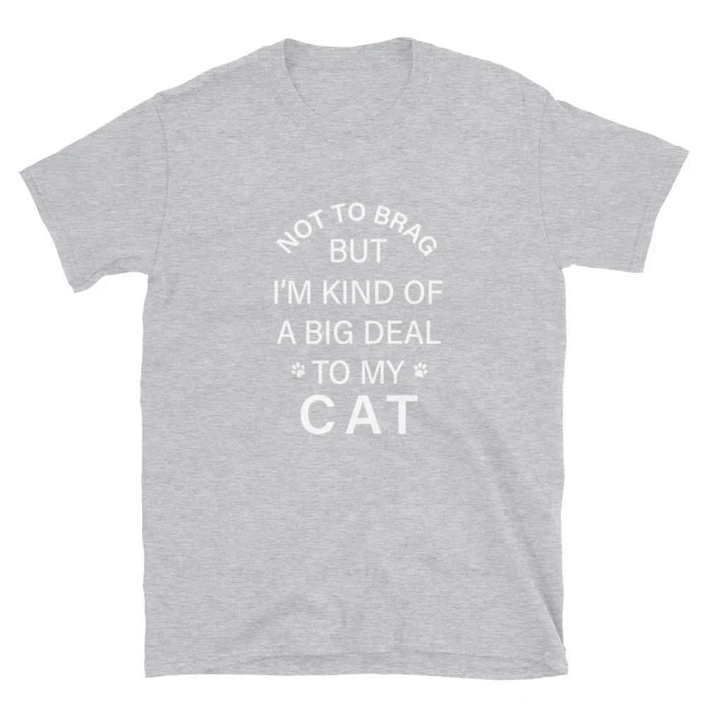 Not To Brag Cat T-Shirt - Image 5