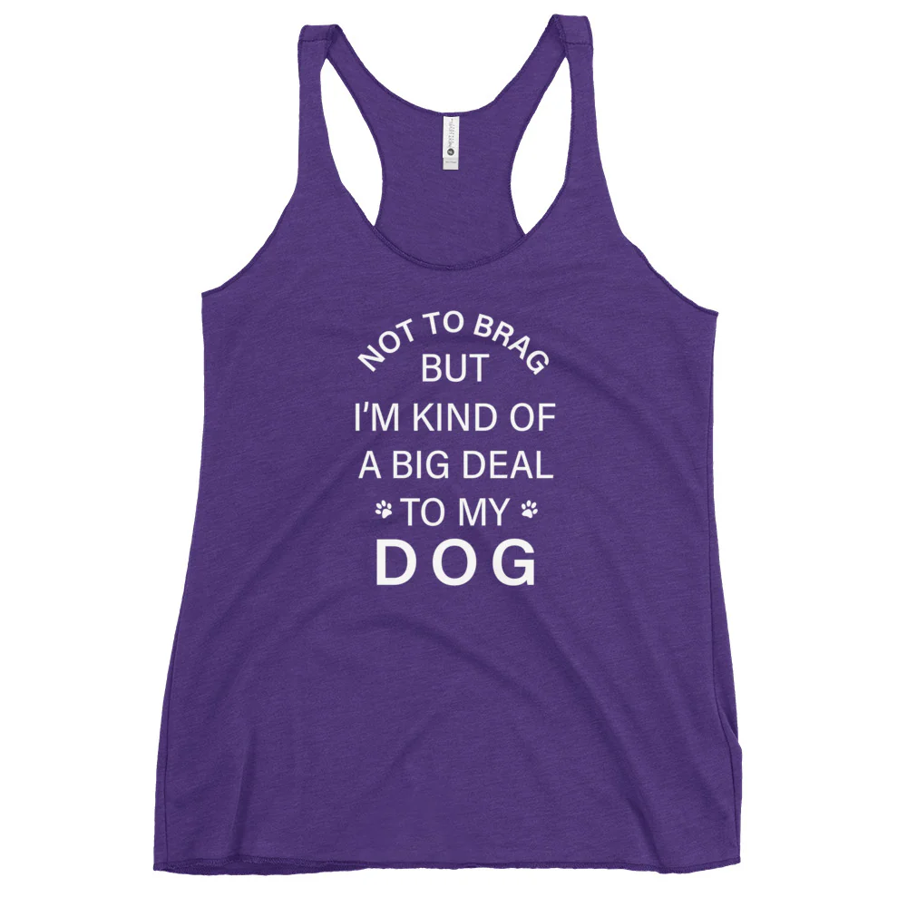 Not To Brag Dog Tank - Image 4