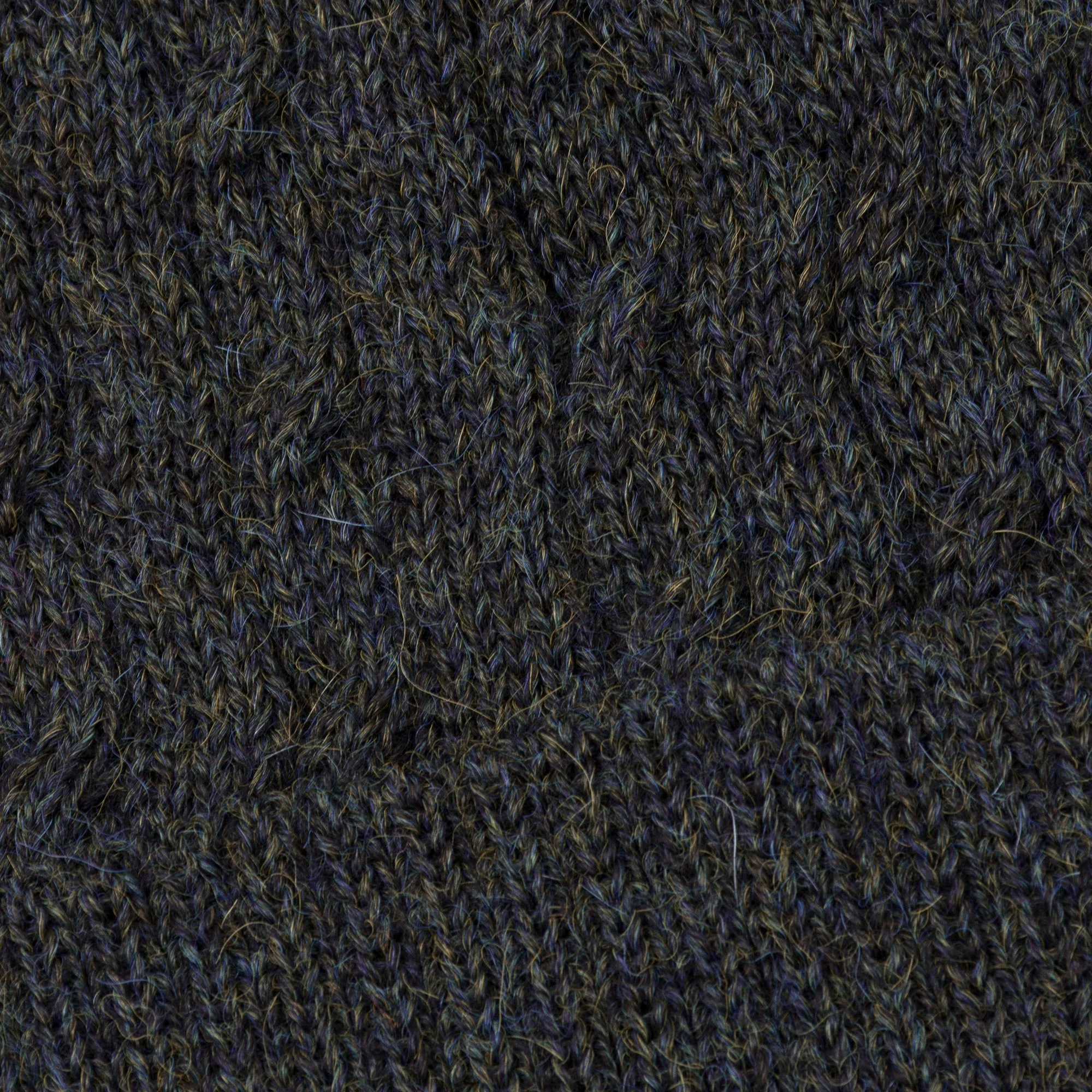 NOVICA  Cable-Knit 100% Alpaca Hat in Moss from Peru, 'Moss Braid Cascade' - Image 5