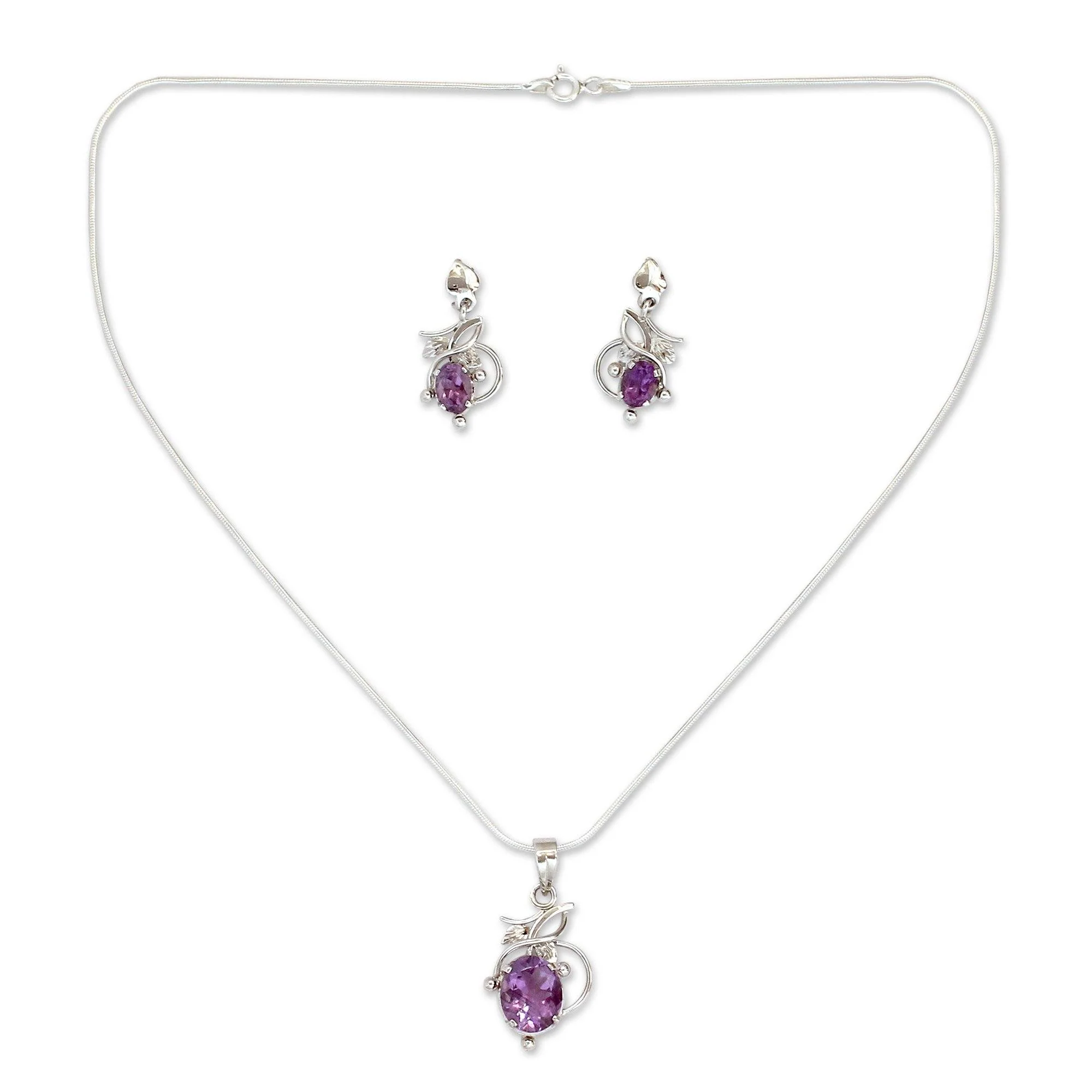 Wisteria Amethyst Jewelry Set - Image 2