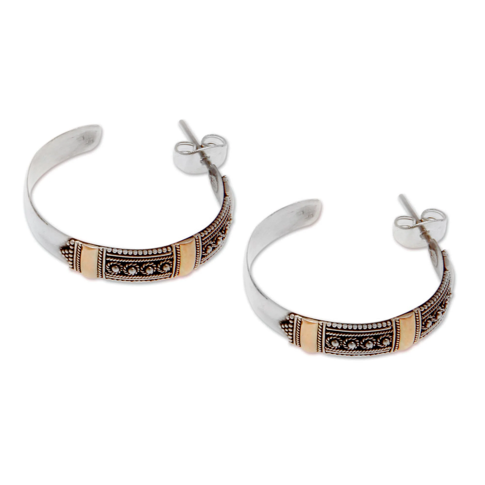 Nusa Dua Sunrise Sterling Sliver Earrings - Image 3