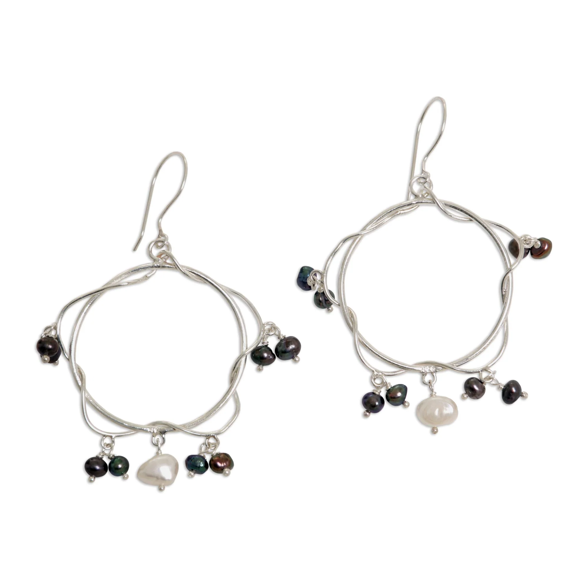 Ode to Friendship Pearl dangle earrings - Image 2