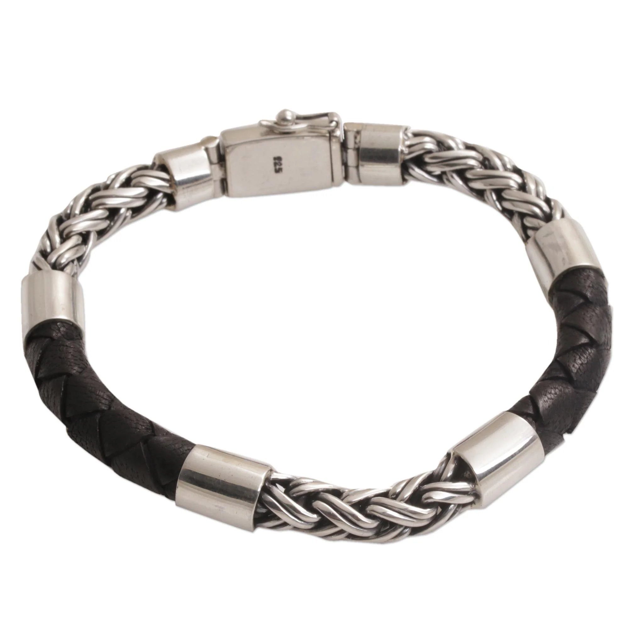 One Strength Leather Bracelet - Image 4
