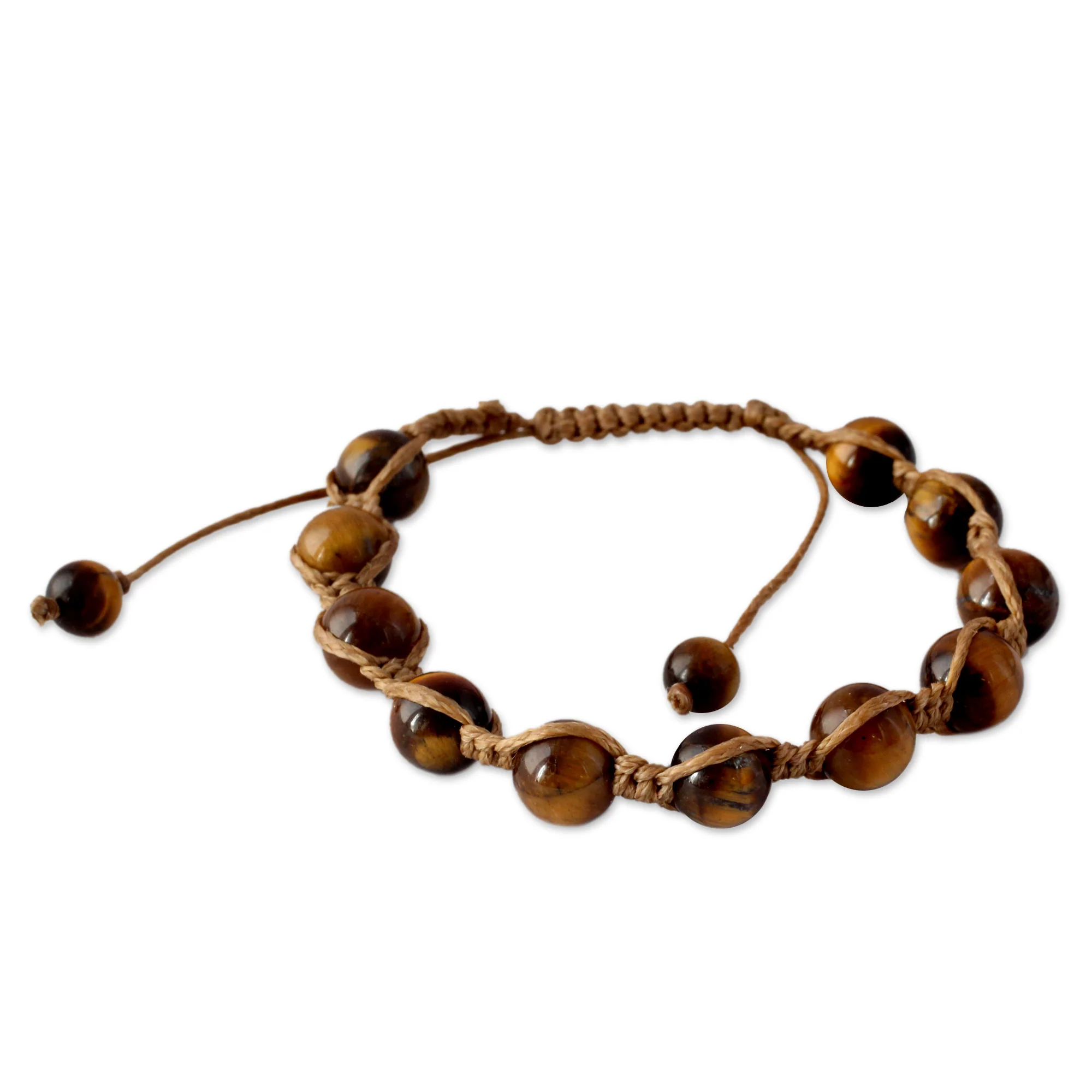 Oneness Tiger's Eye Beaded Bracelet - Image 3