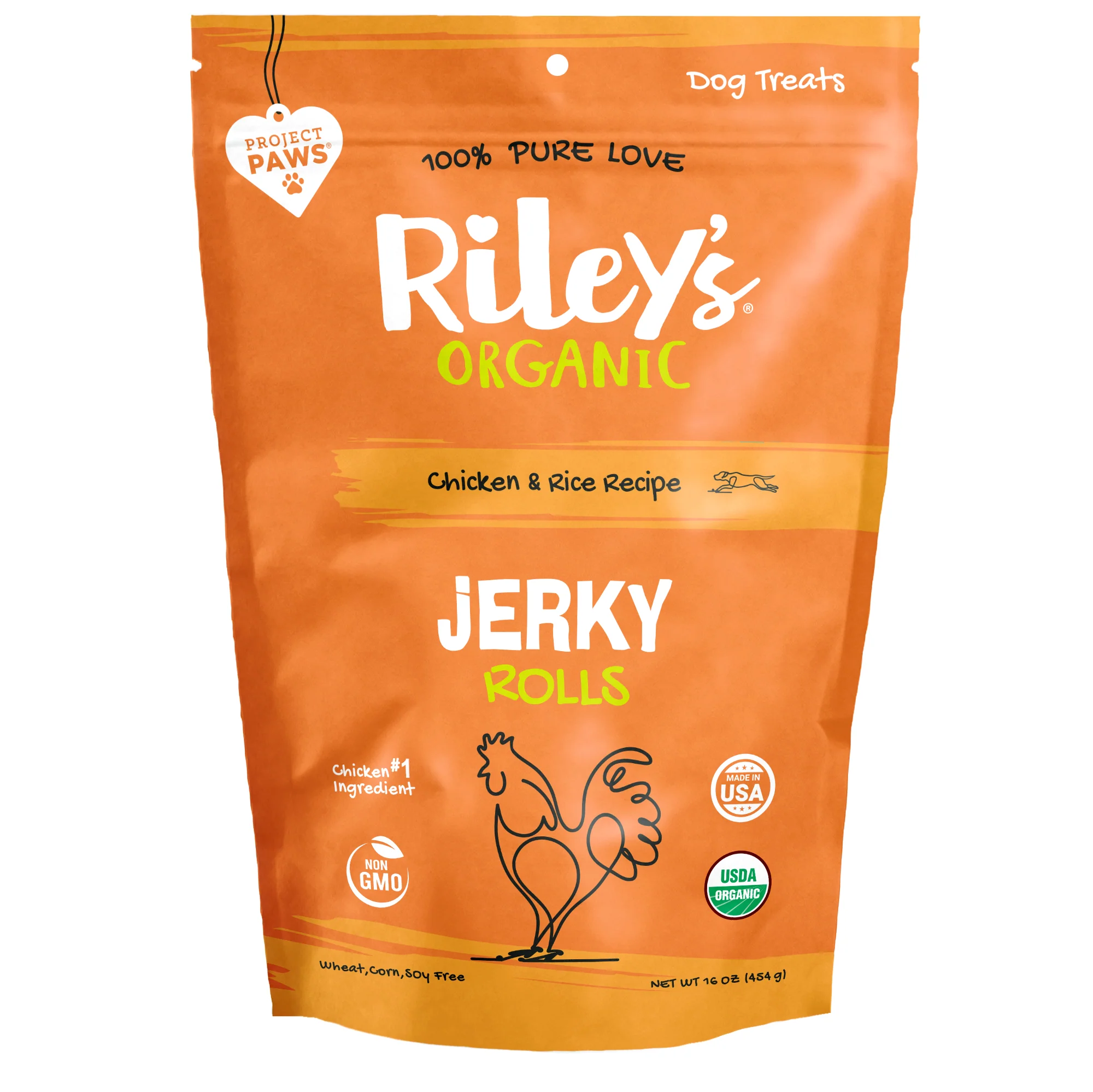 Jerky Rolls Organic Chicken & Rice - Image 2