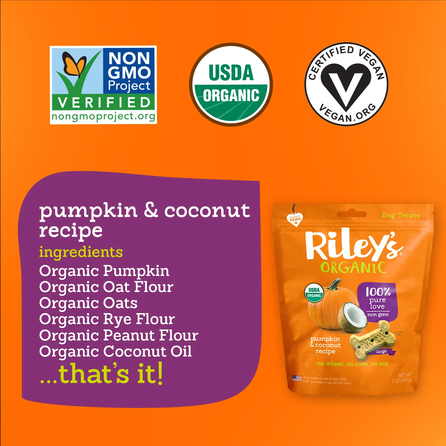 Organic Pumpkin & Coconut Baked Biscuits - Image 5