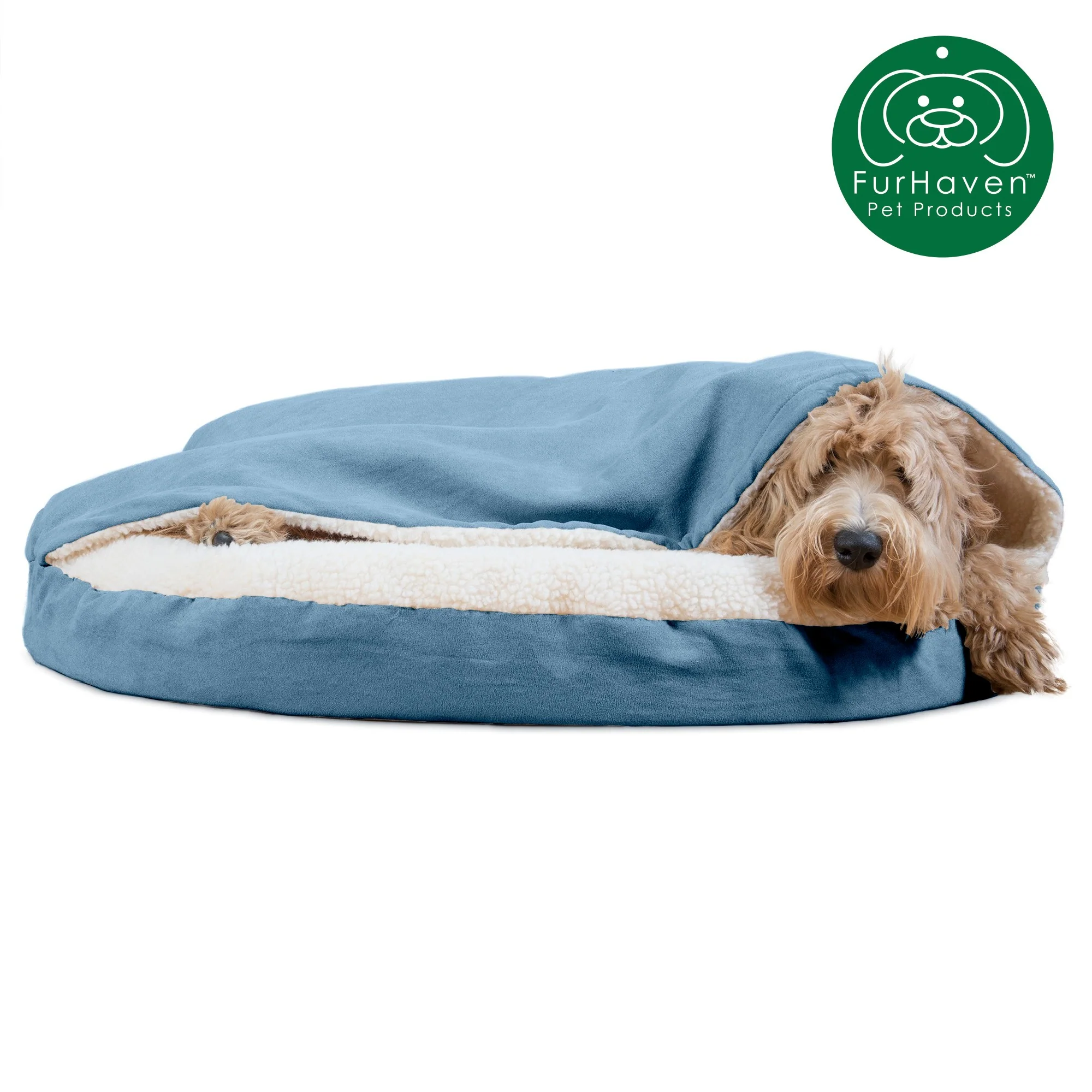 Orthopedic Faux Sheepskin Snuggery Pet Bed - Image 14
