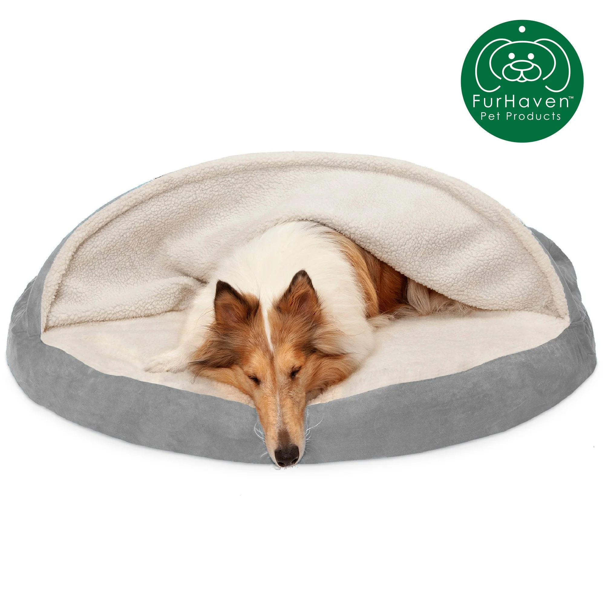 Orthopedic Faux Sheepskin Snuggery Pet Bed - Image 19