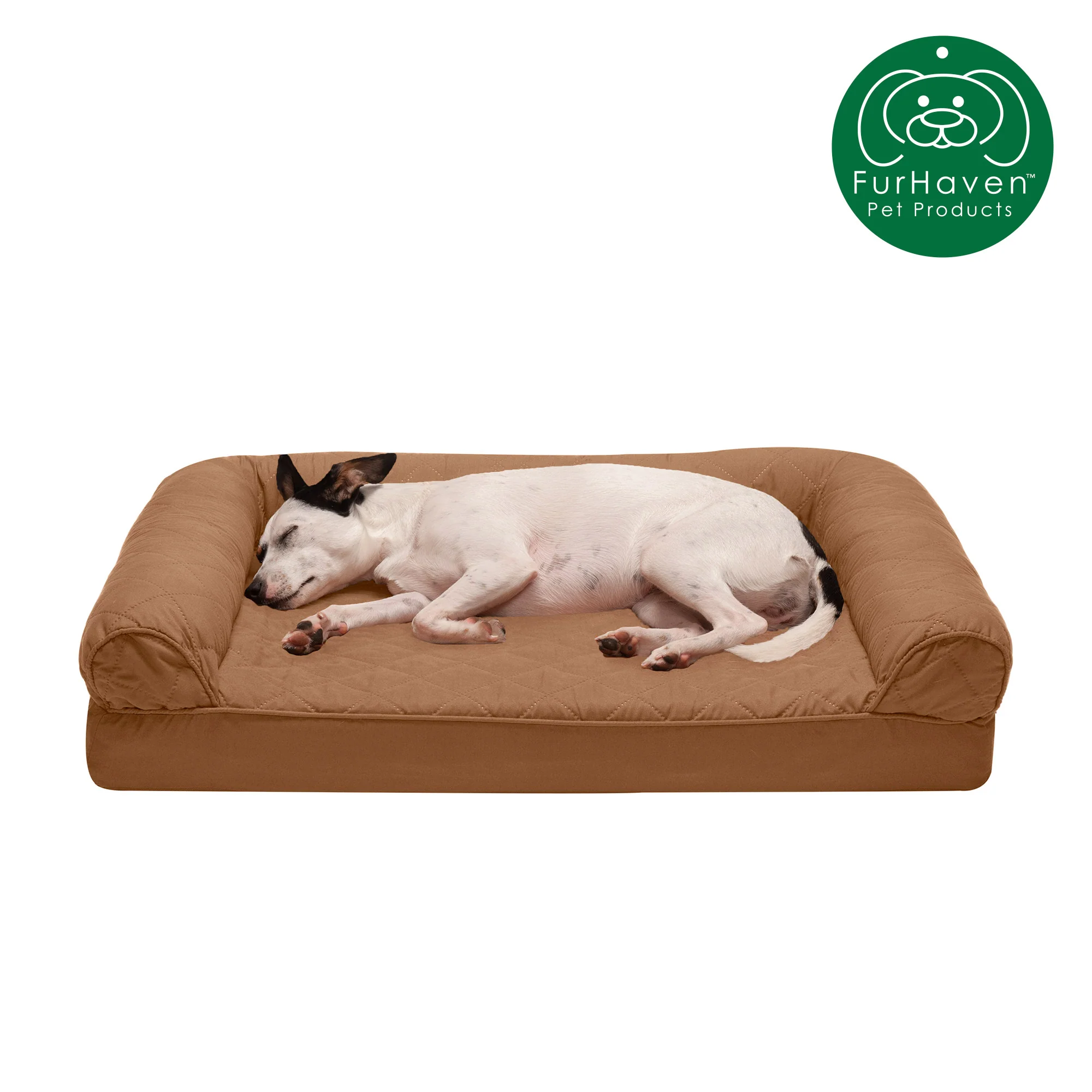 Orthopedic Quilted Sofa-Style Couch Pet Bed - Image 10