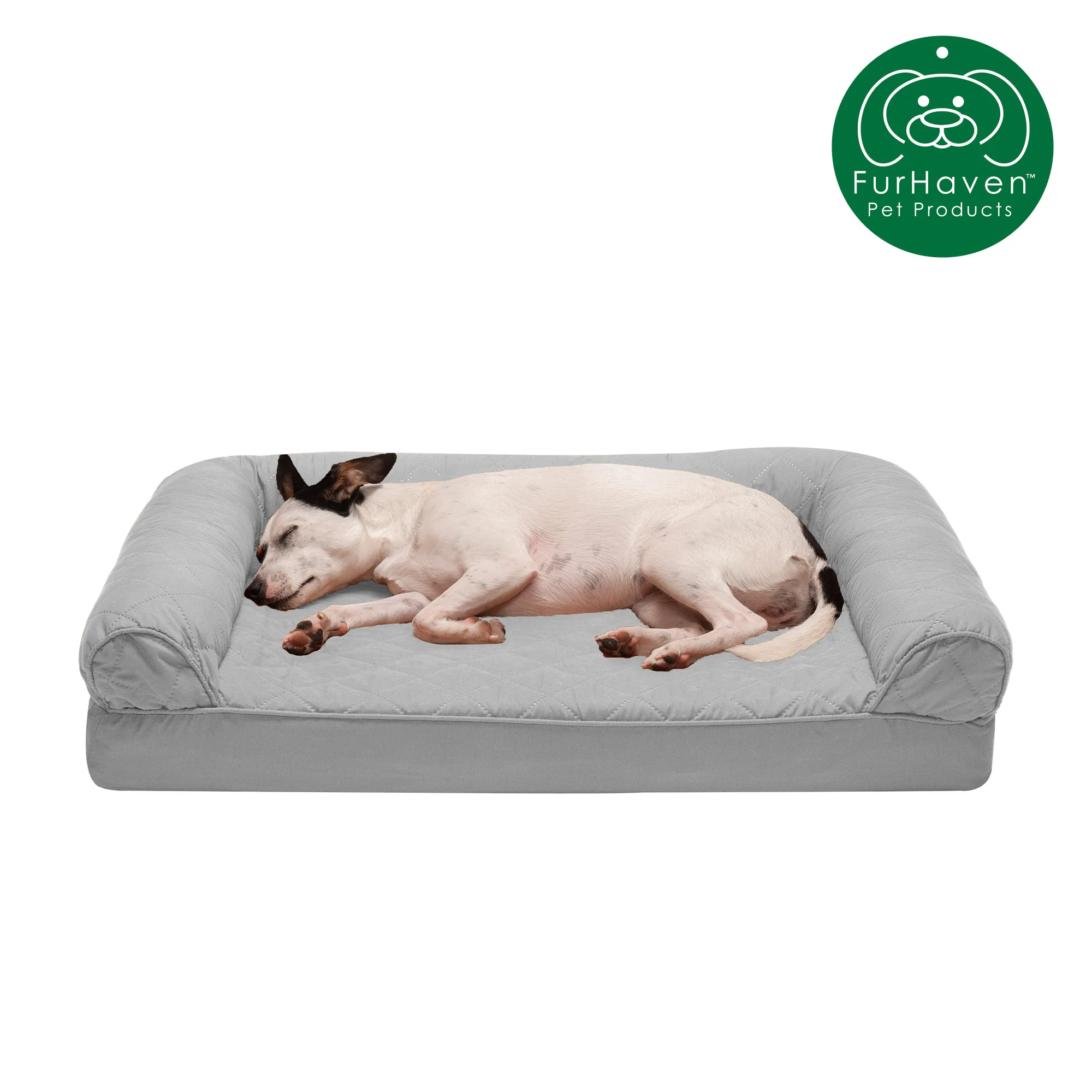 Orthopedic Quilted Sofa-Style Couch Pet Bed - Image 24