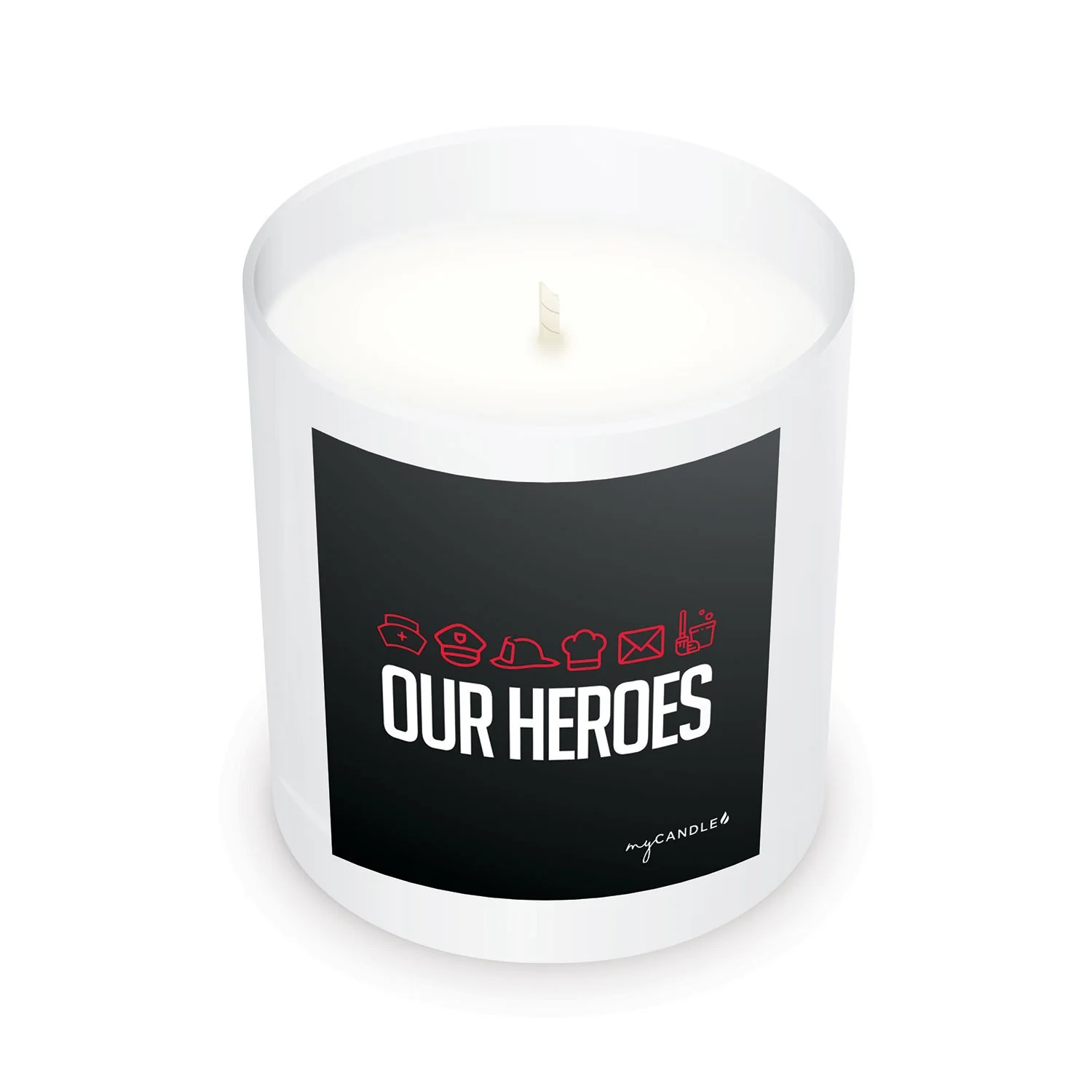 Our Heroes Candle